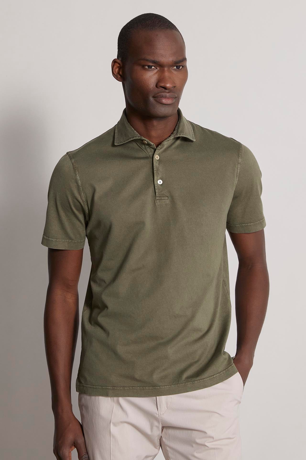 Zero: Men's Giza Organic Cotton Polo T-Shirt - Fedeli