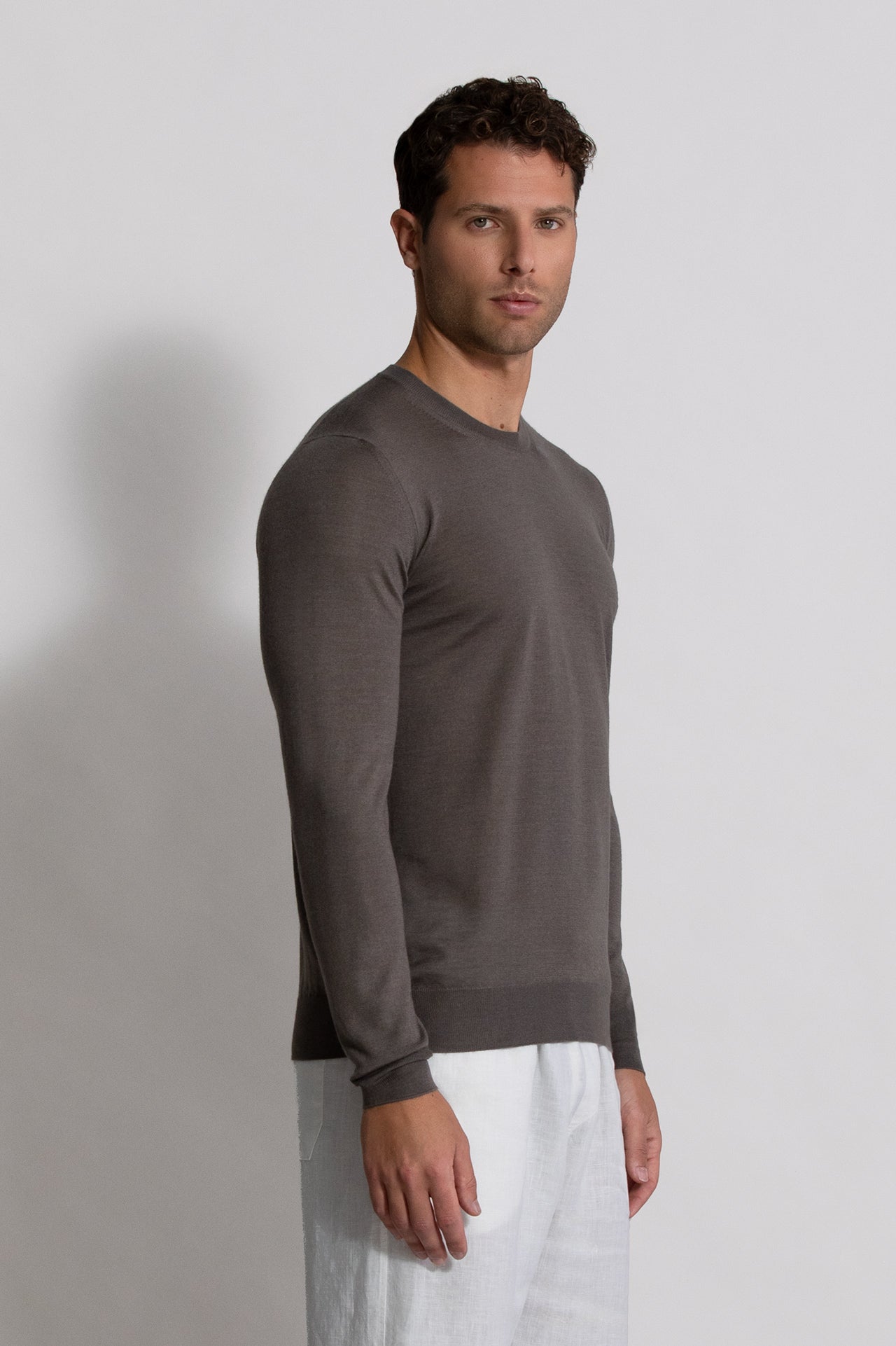 Argentina cashmere silk crewneck