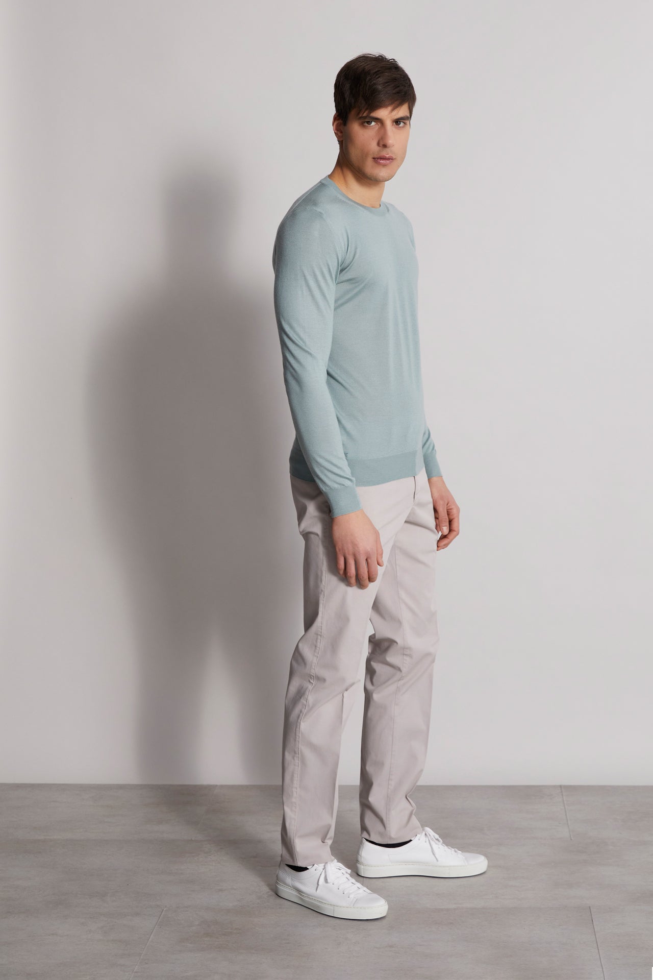 Argentina cashmere silk crewneck