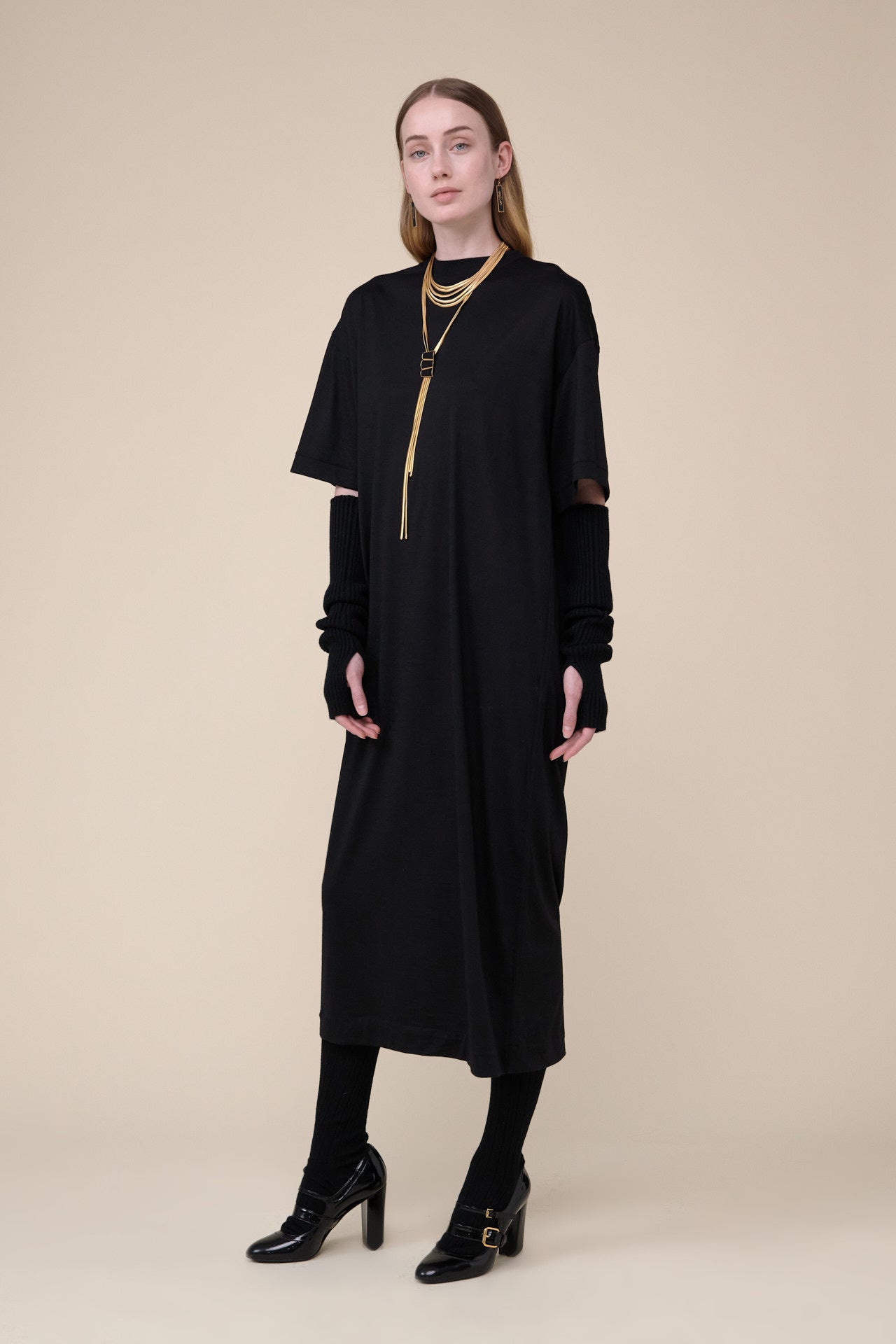 Sophia Jersey Wool Dress