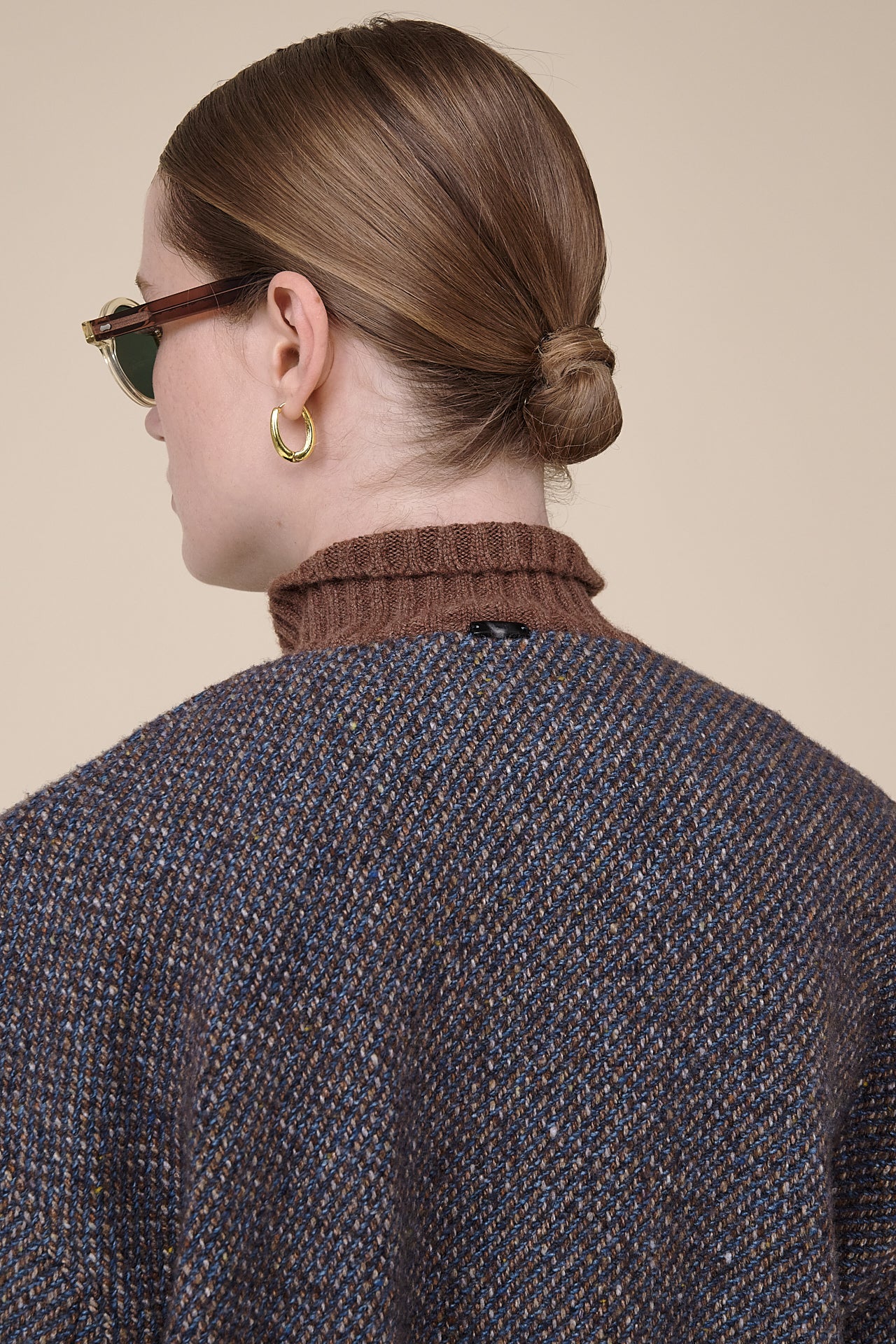 Doris wool silk tweed bomber