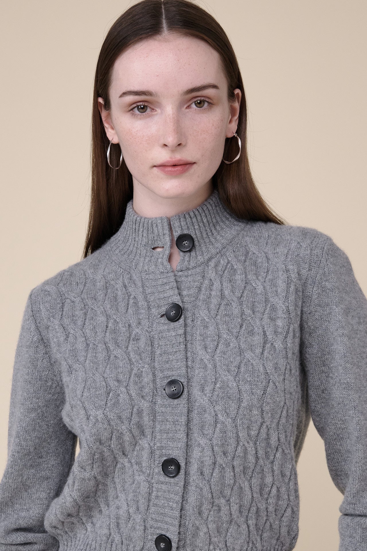 Luiza Fully Buttoned Cashmere Cardigan