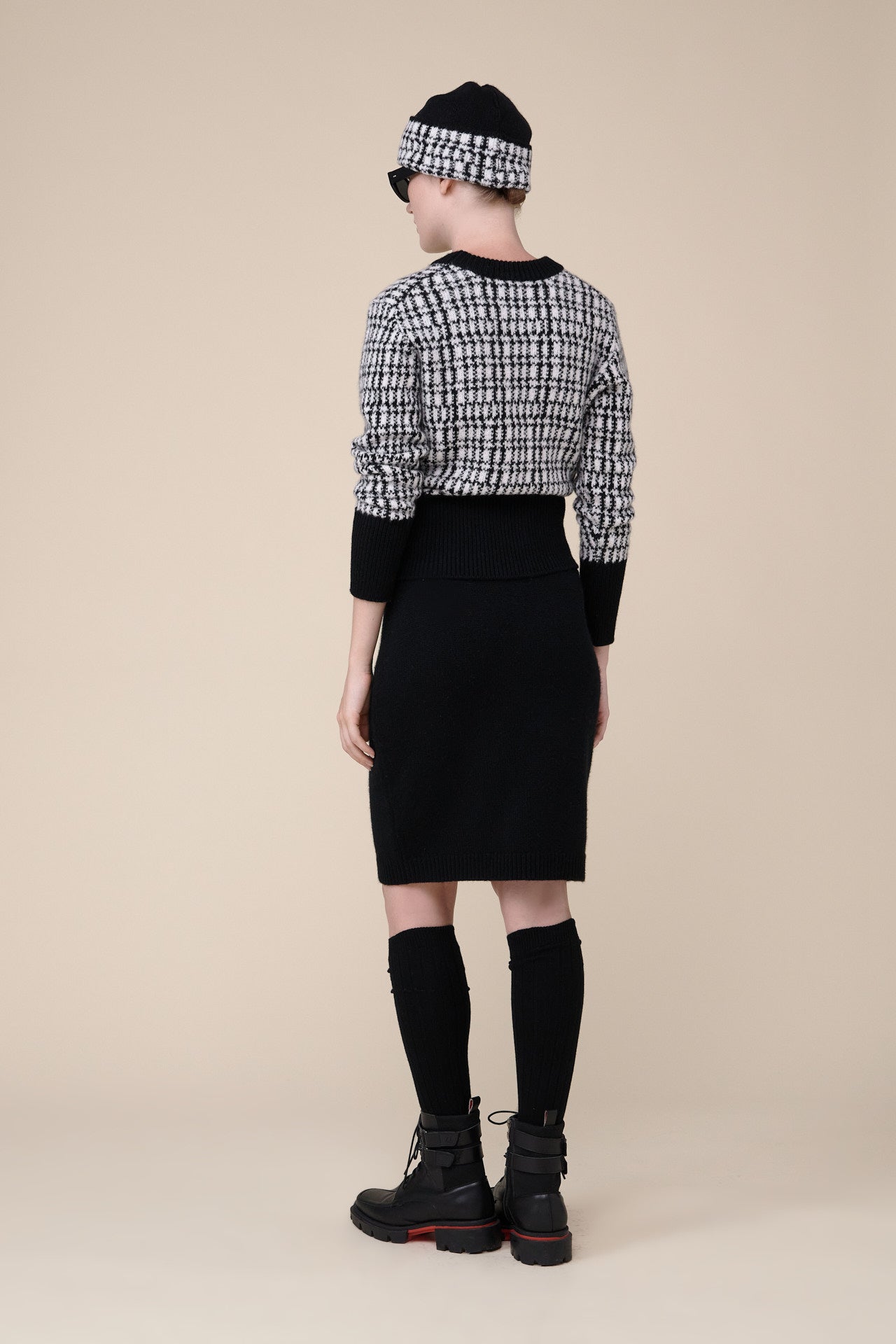 Dorothea Cashmere Knit Pencil Skirt