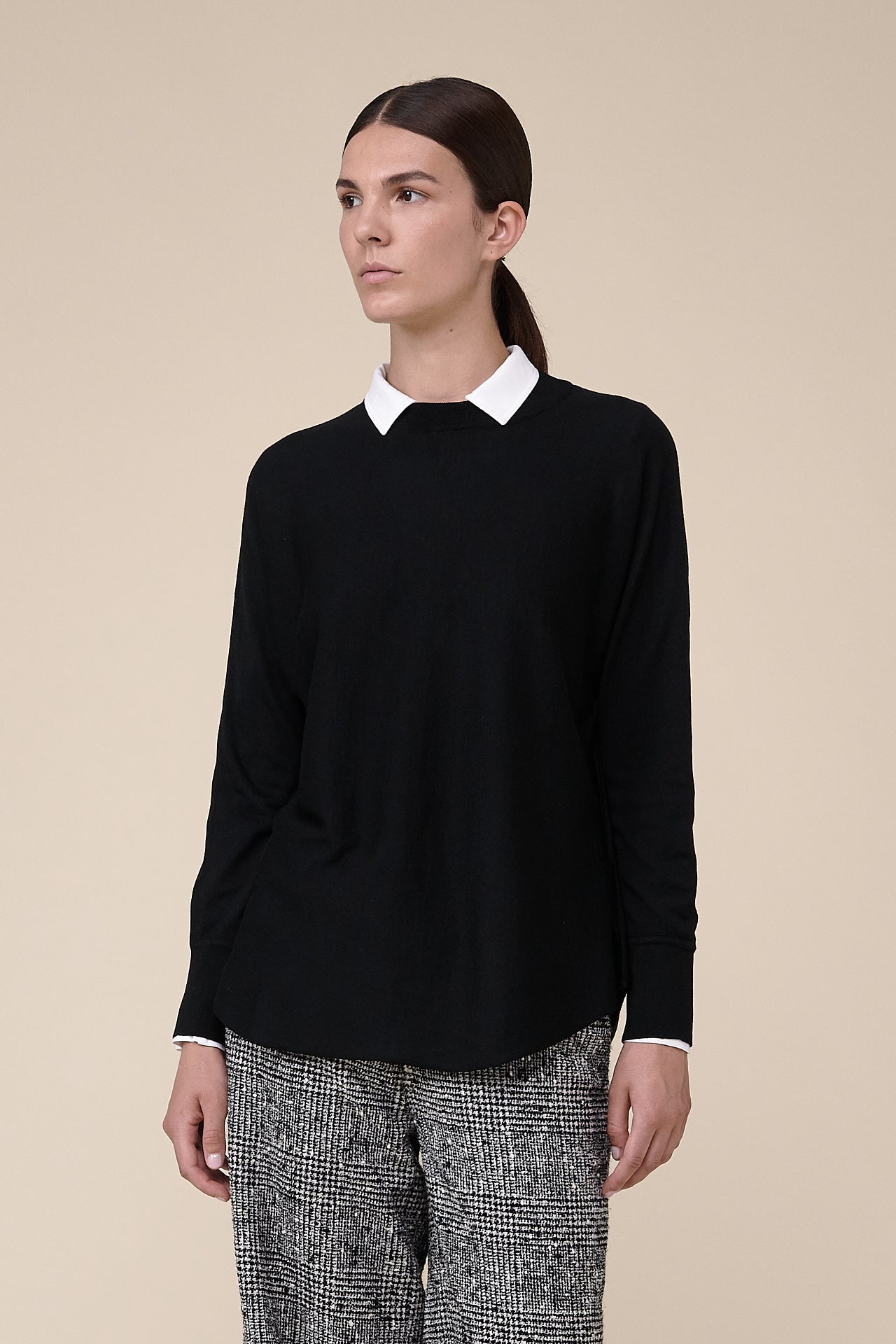 Sally Superfine Merino Wool Crewneck