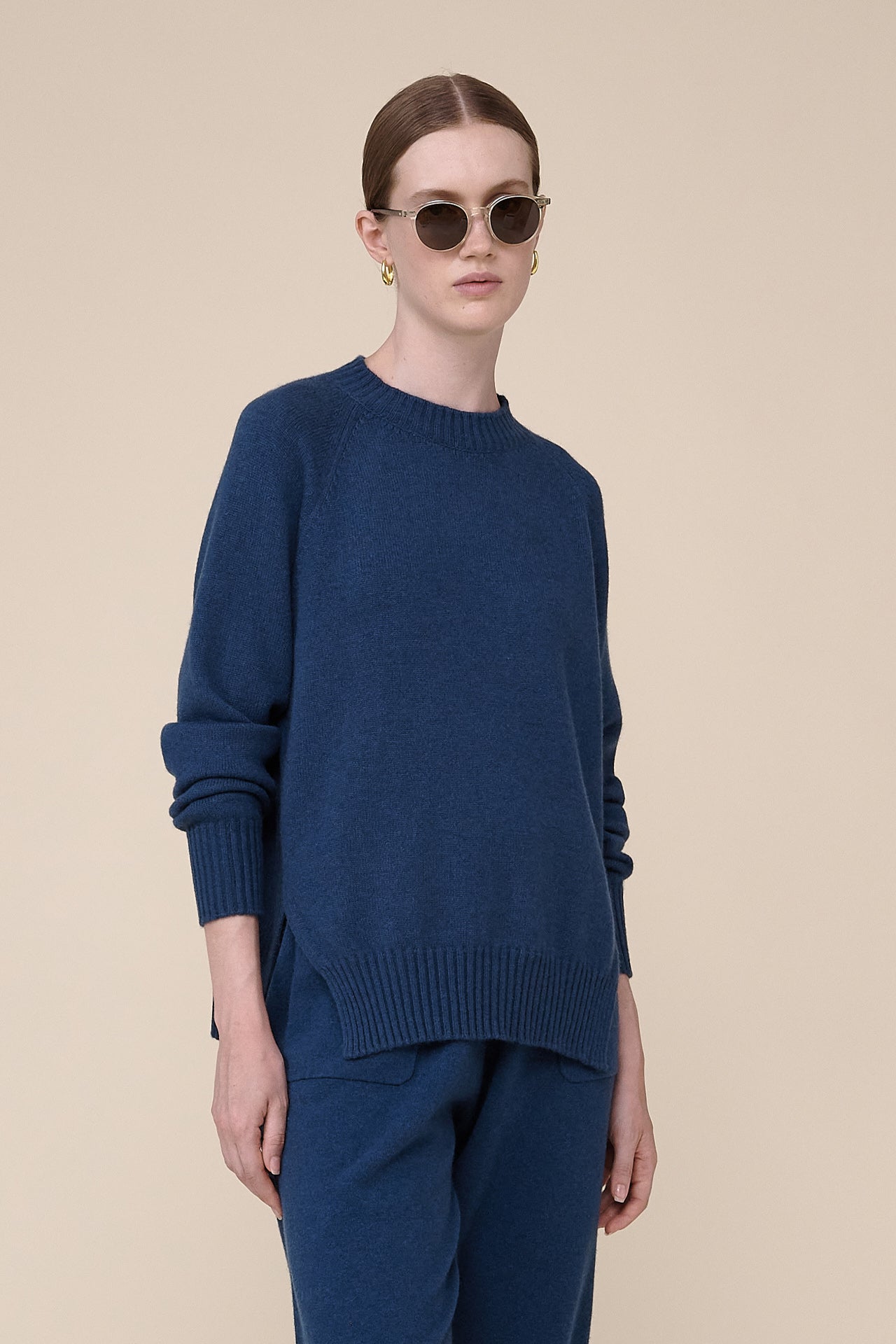 Argentina Blanche Cashmere Crewneck