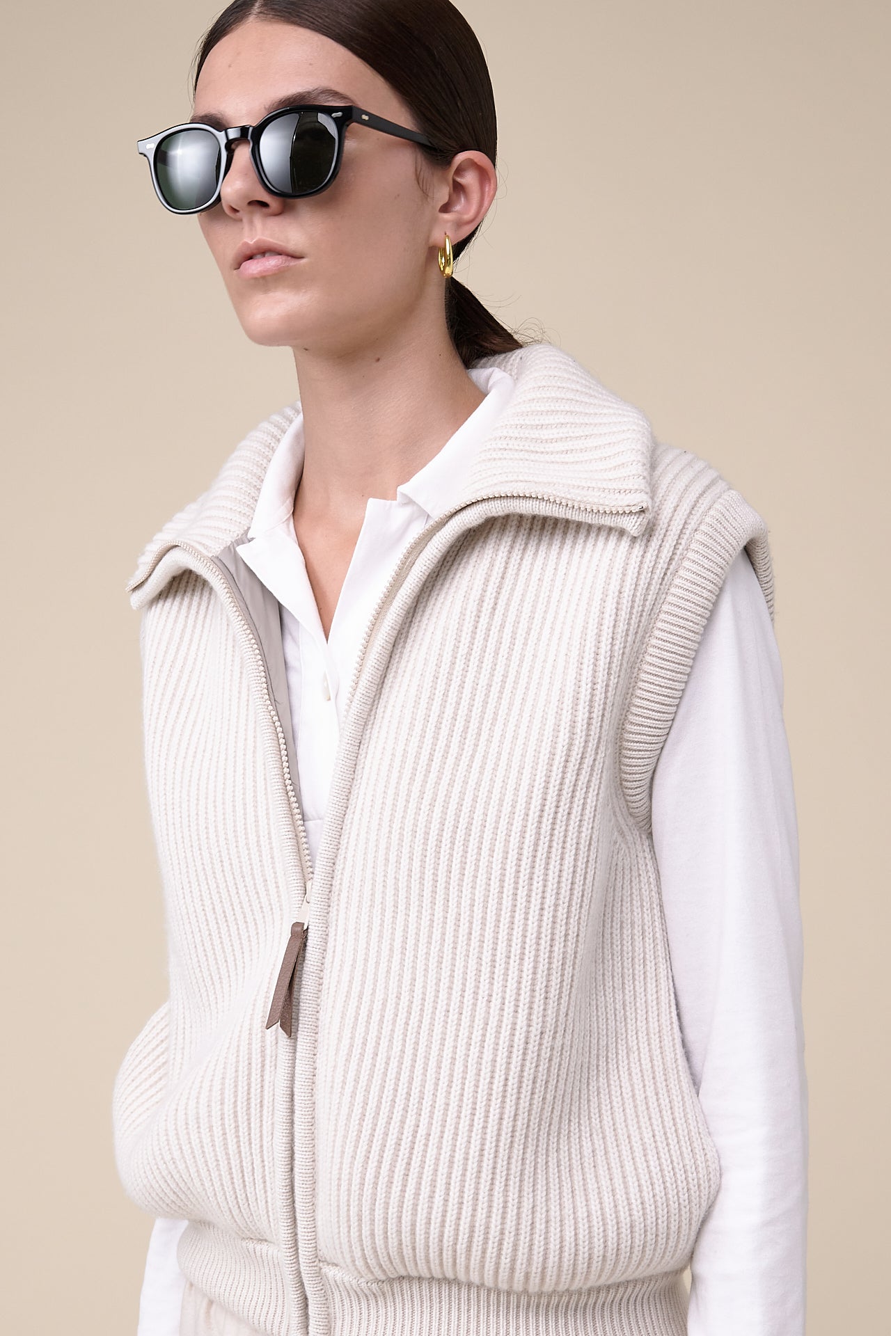 Andrea Cashmere Knit Vest