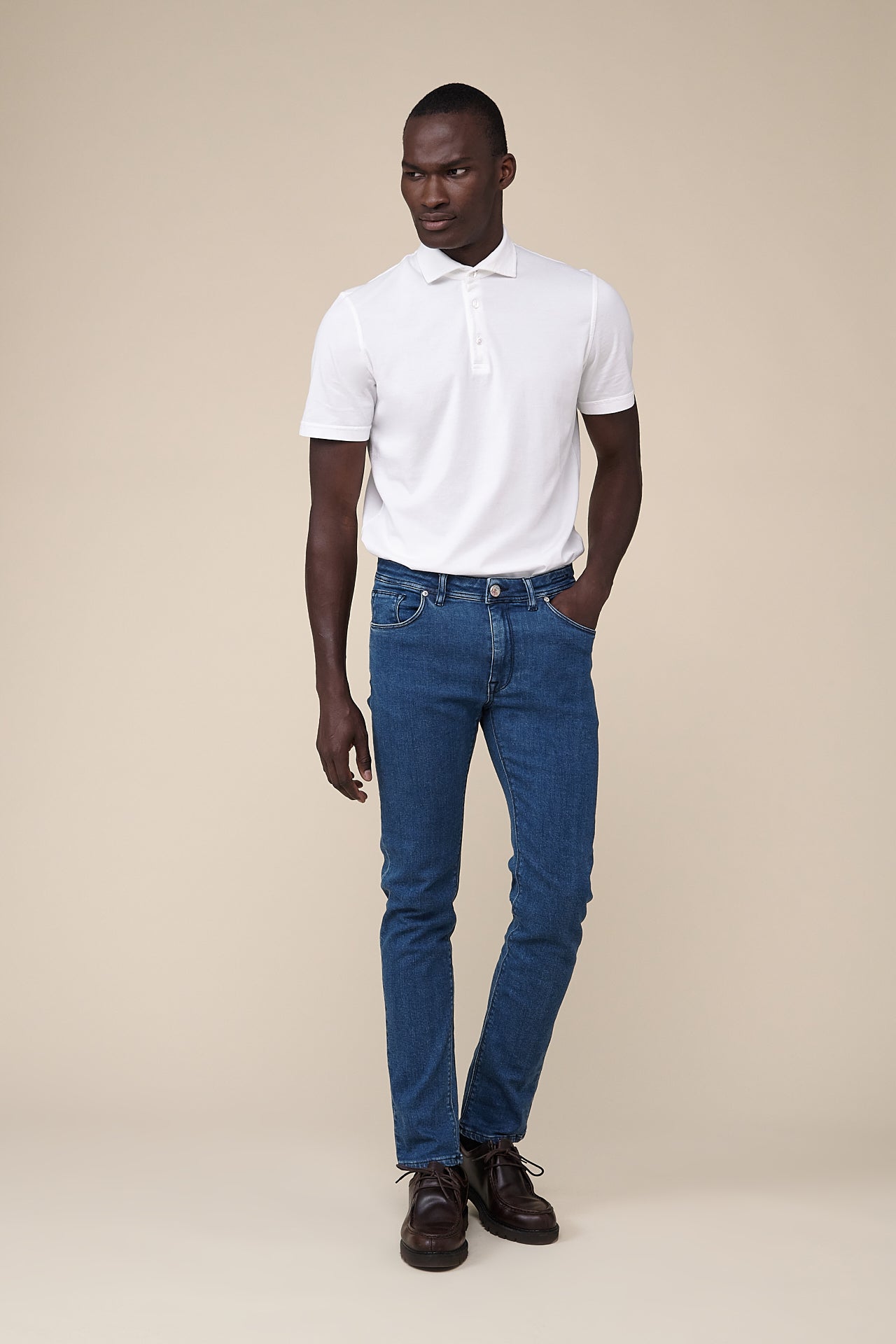 Massimo Slim Fit Cashmere Jeans