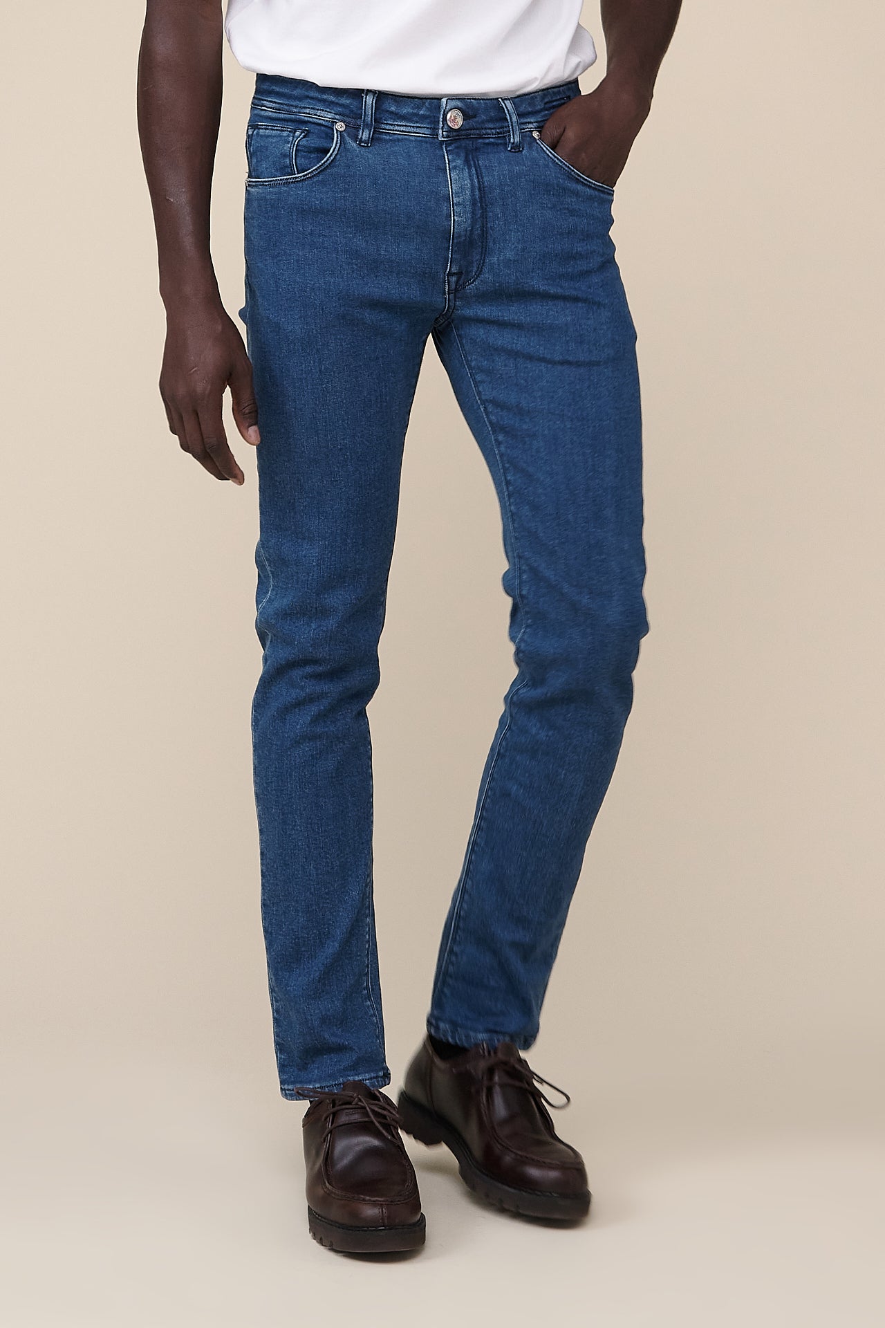 Massimo Slim Fit Cashmere Jeans