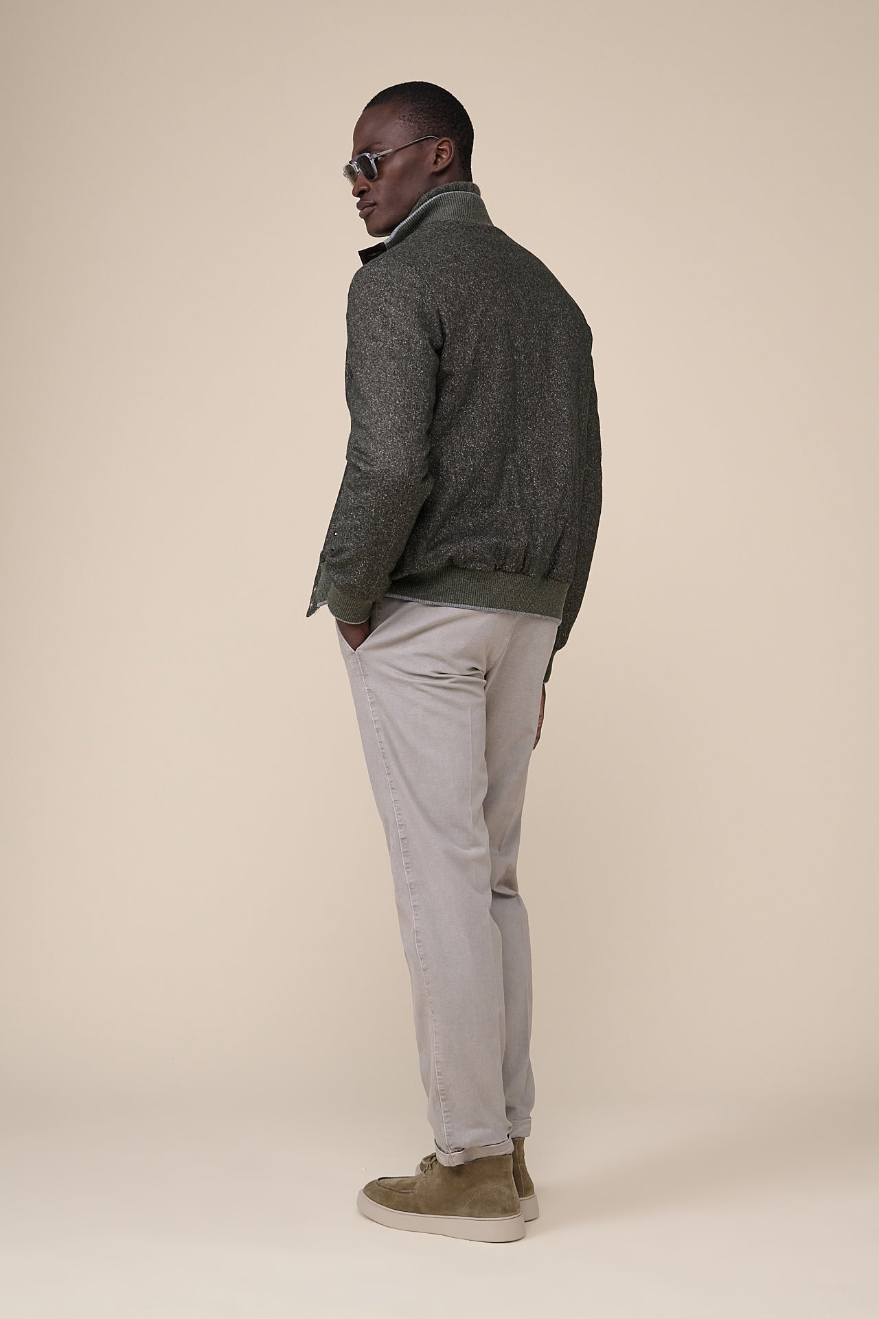 Ascona Wool Tweed Bomber