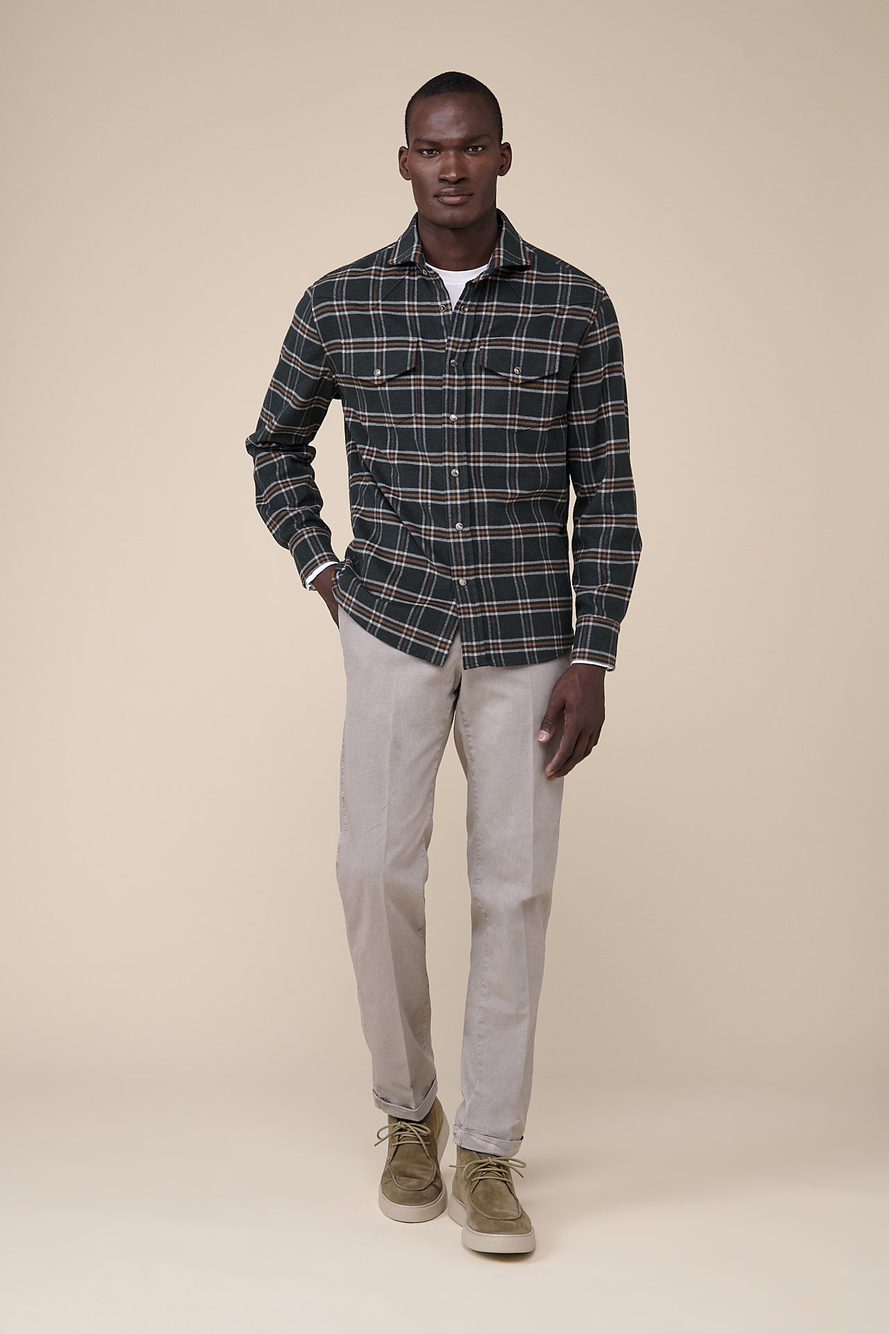 Jasper Long Sleeve Cotton Shirt