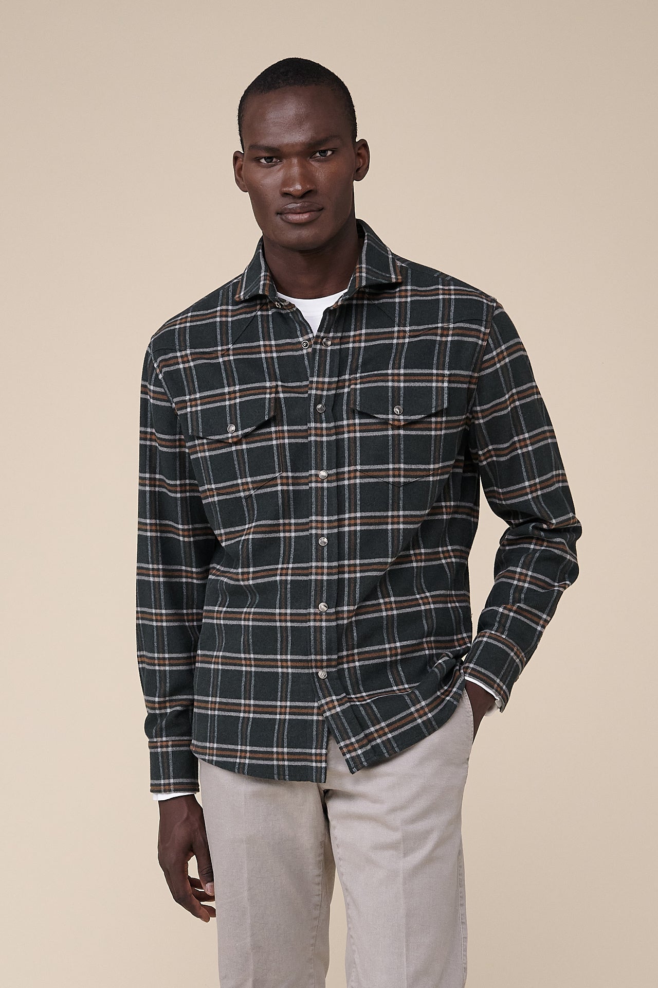 Jasper Long Sleeve Cotton Shirt