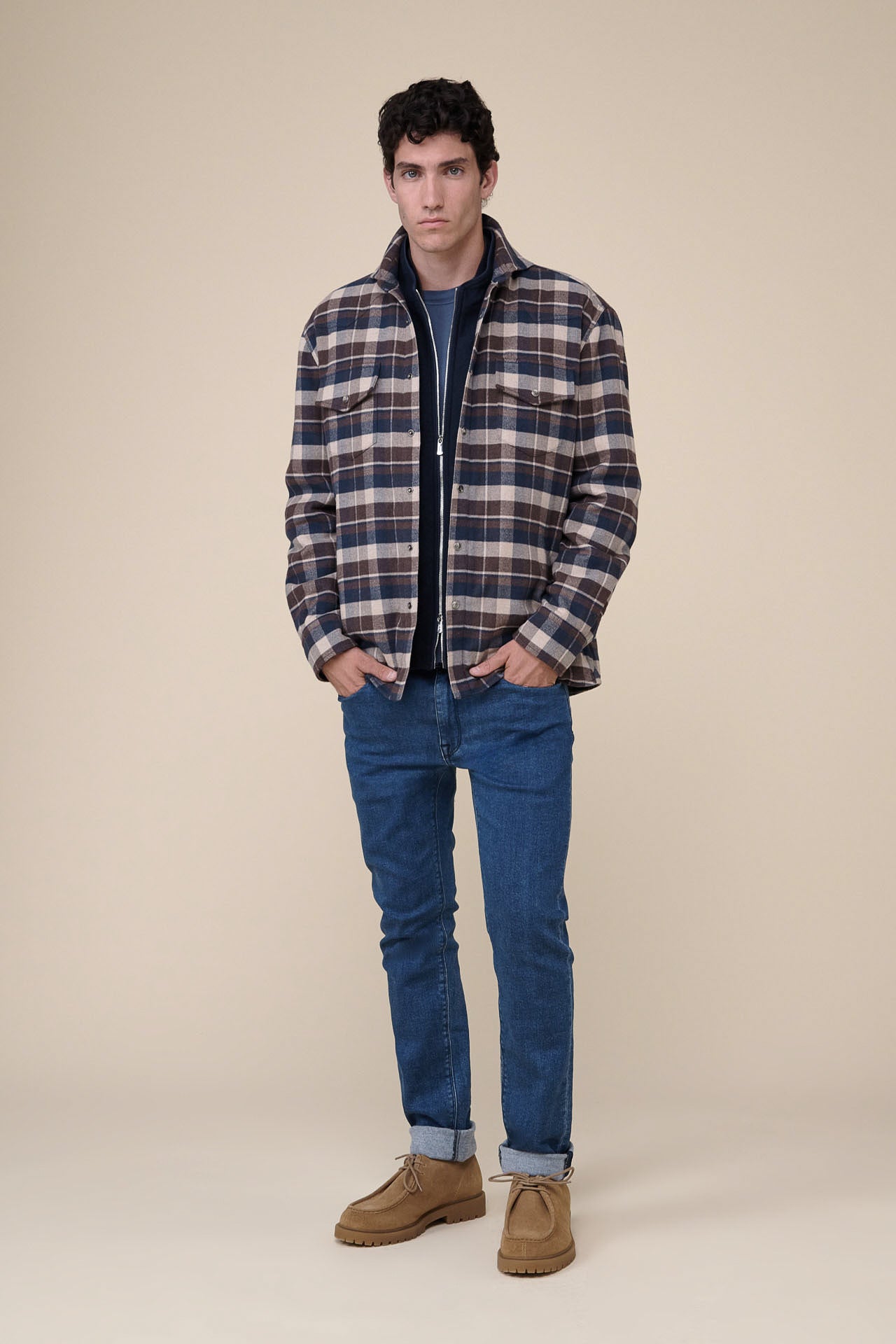 Dylan Cotton Padded Overshirt