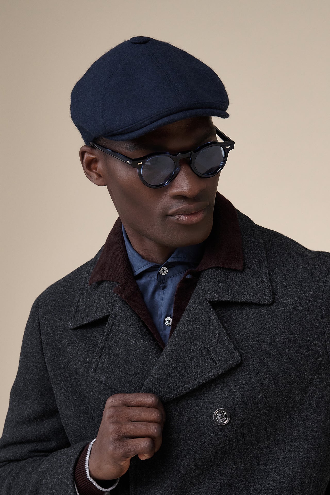 Alan Cashmere Flat Cap