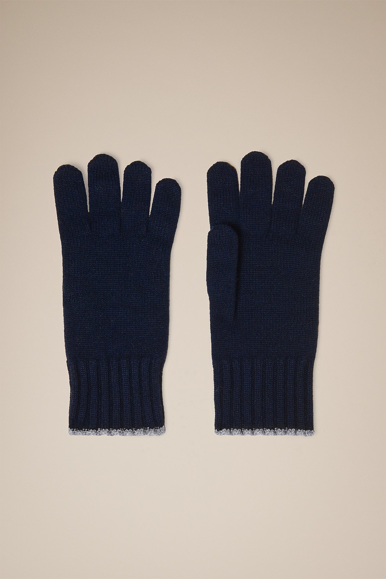 Bicolor Cashmere Gloves