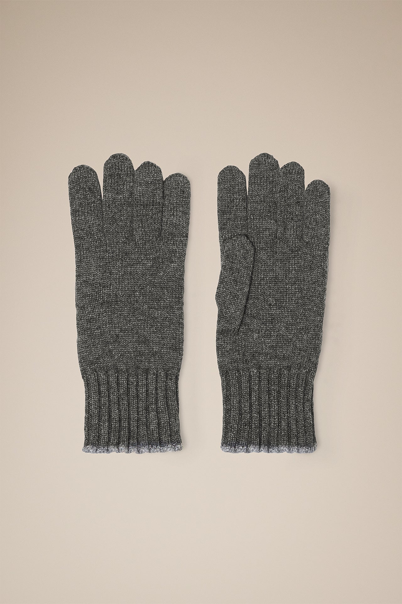 Bicolor Cashmere Gloves