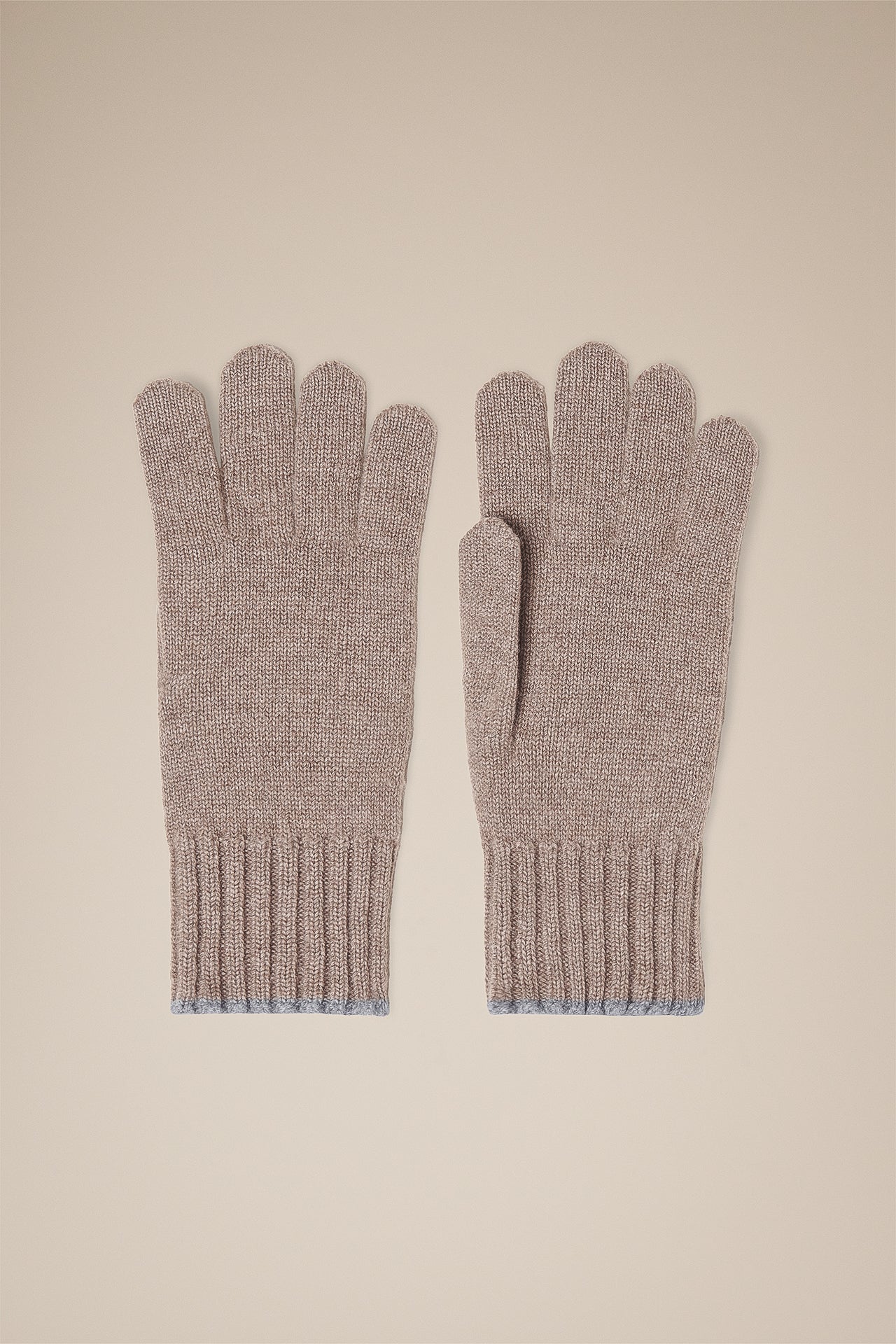 Bicolor Cashmere Gloves