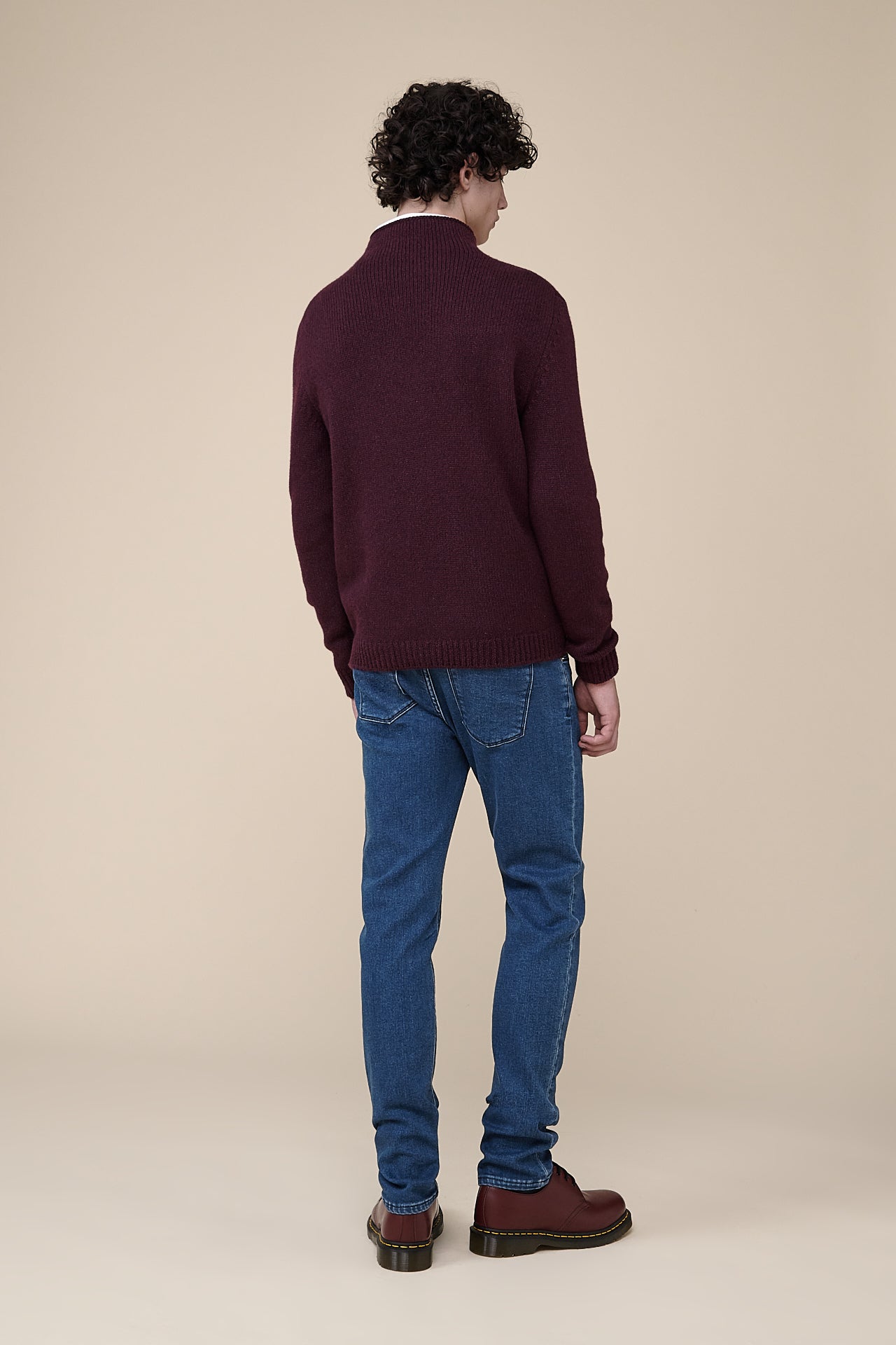 Etna Volcano Neck Cashmere Sweater