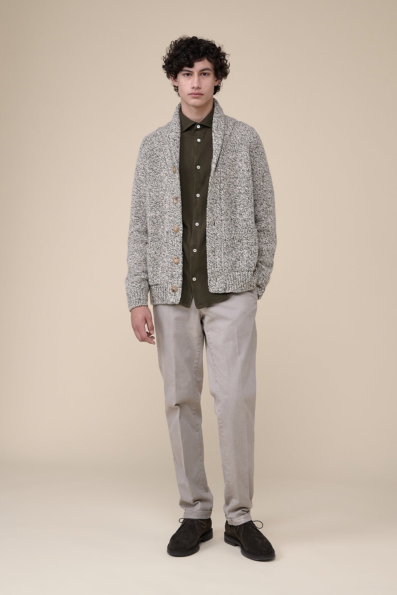 Stanley Fully Buttoned Cashmere Knit Cardigan