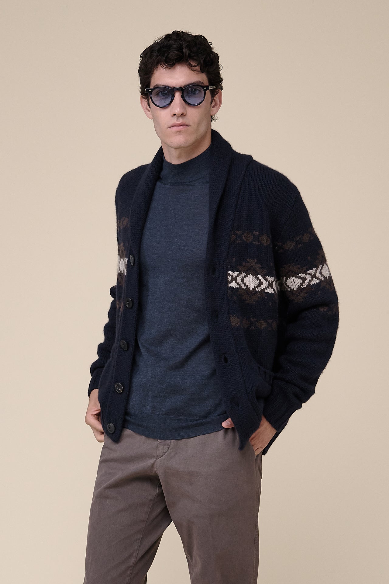 Palu Jacquard Cashmere Cardigan