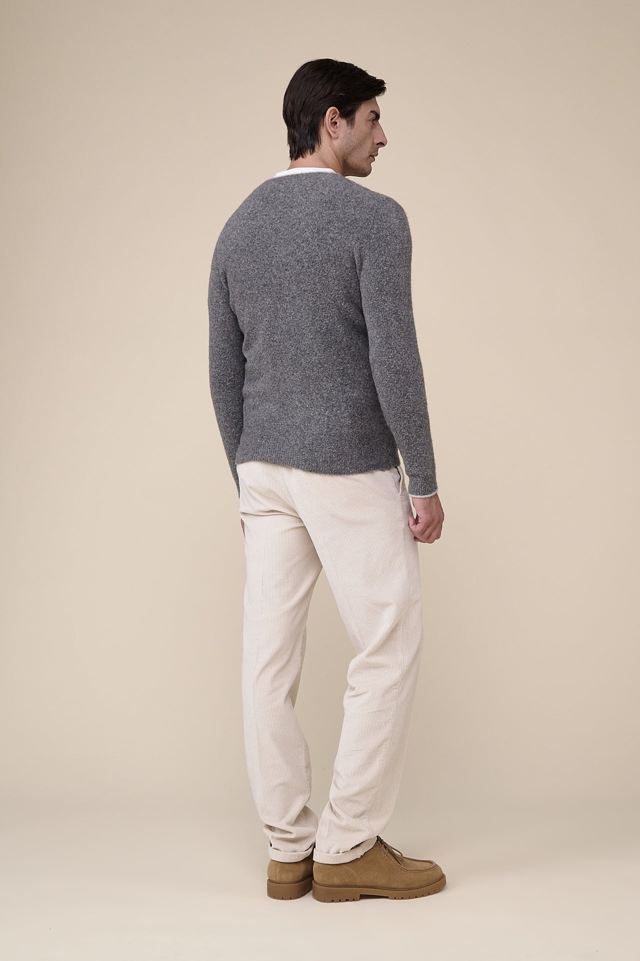 Argentina Ricciolino Wool and Cashmere Blend Crewneck