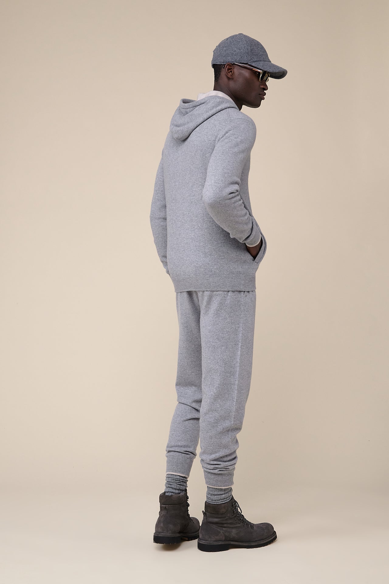 Davis Full Zipped Cashmere Hoodie