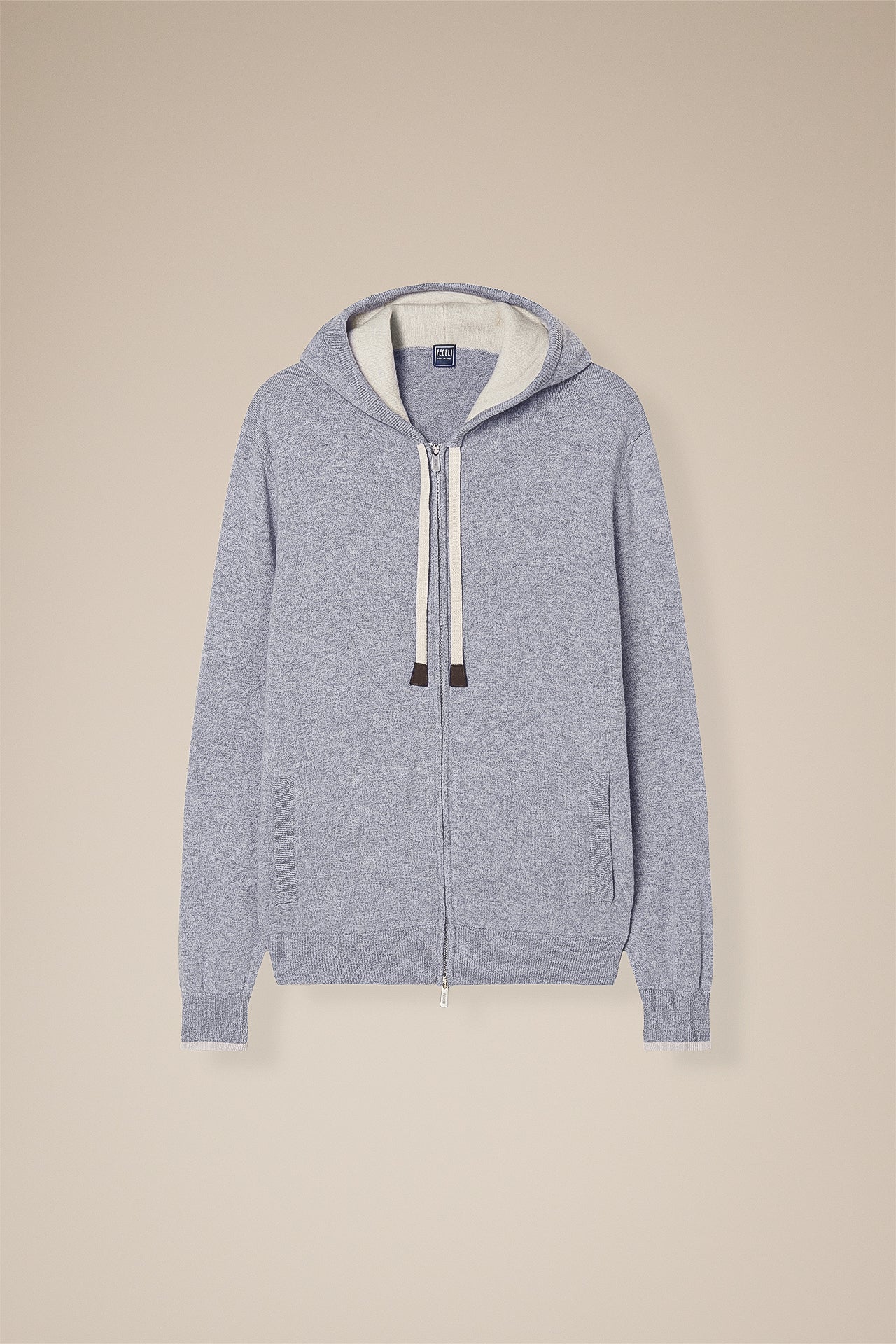 Davis Full Zipped Cashmere Hoodie