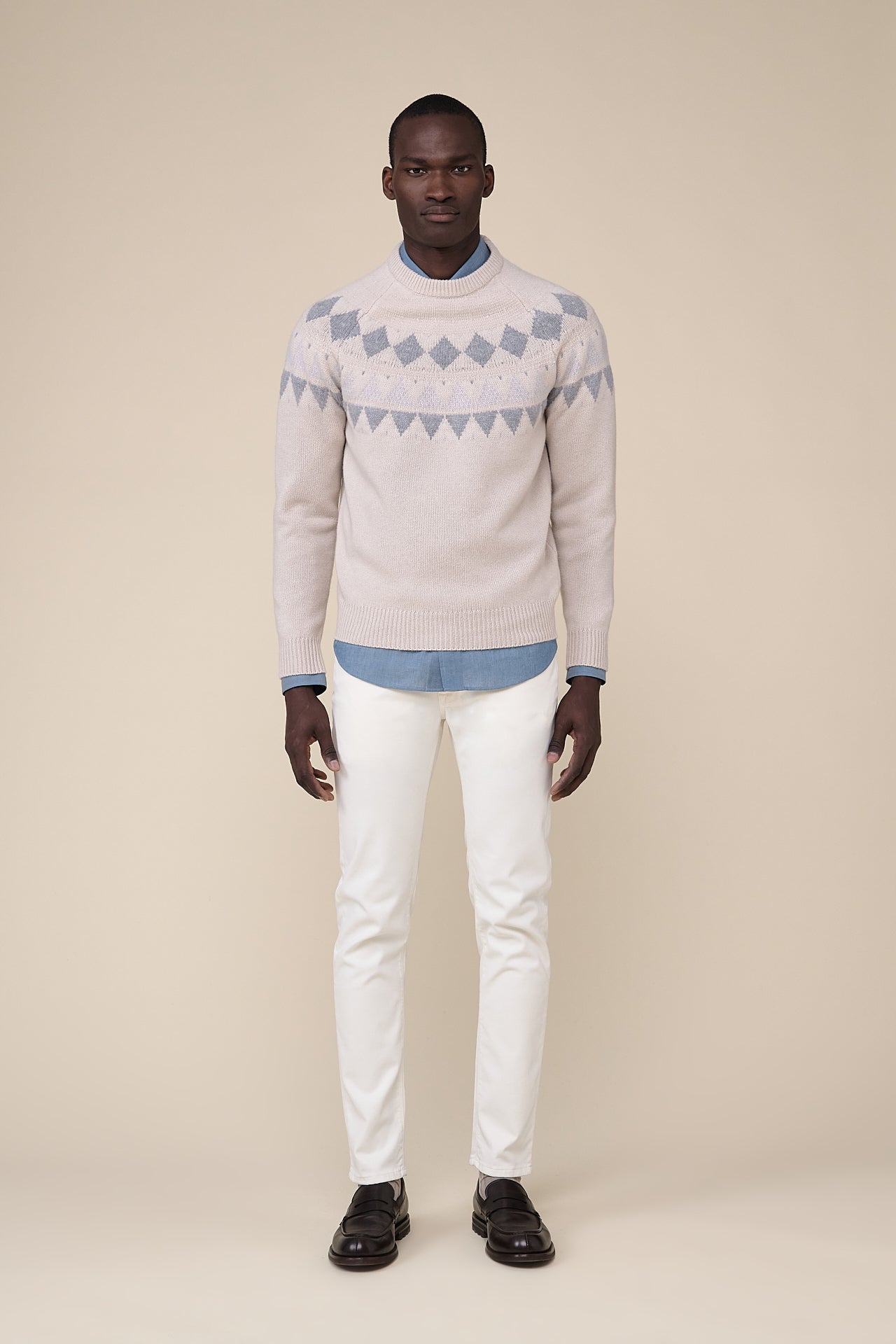 Argentina Cashmere Jacquard Sweater