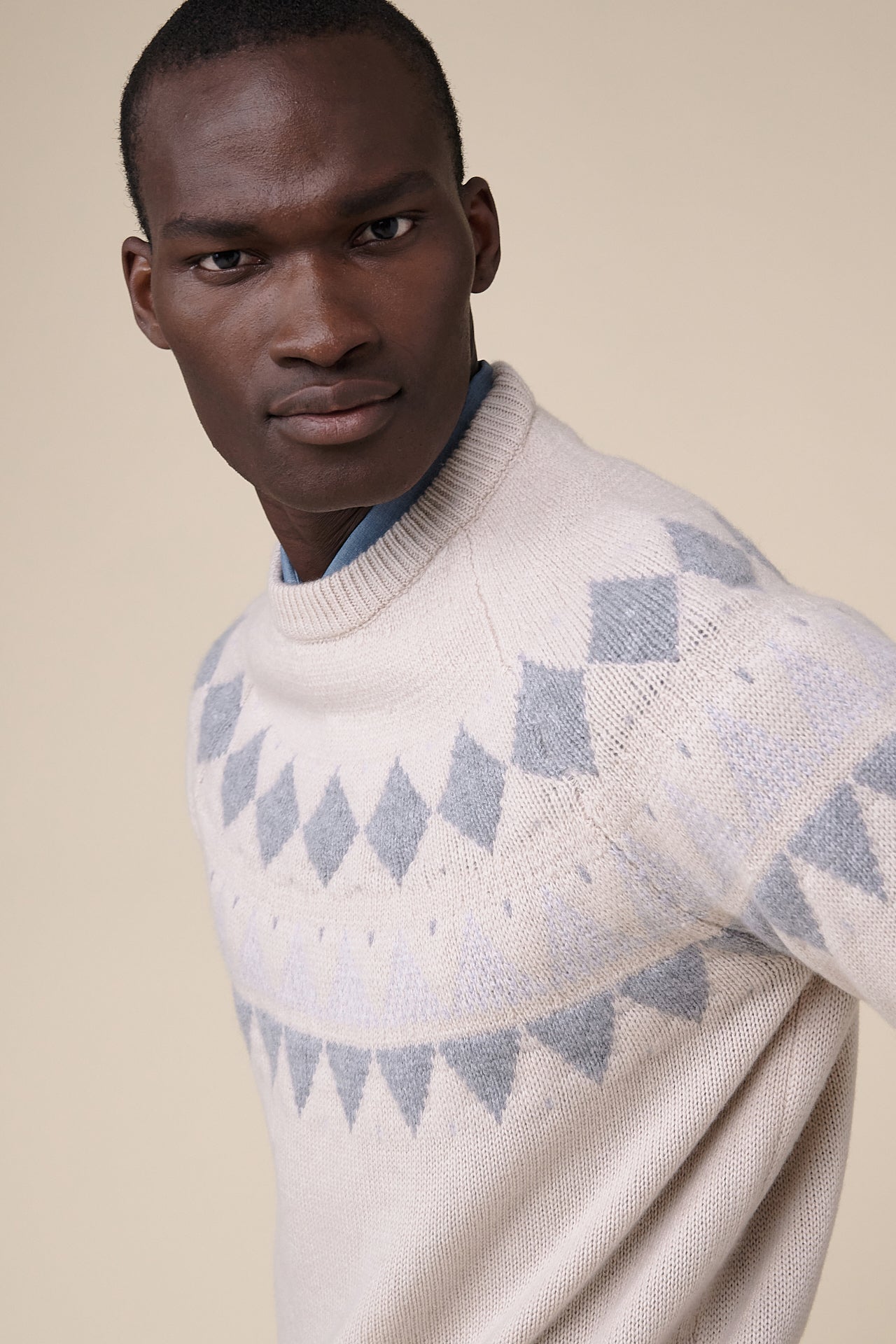 Argentina Cashmere Jacquard Sweater