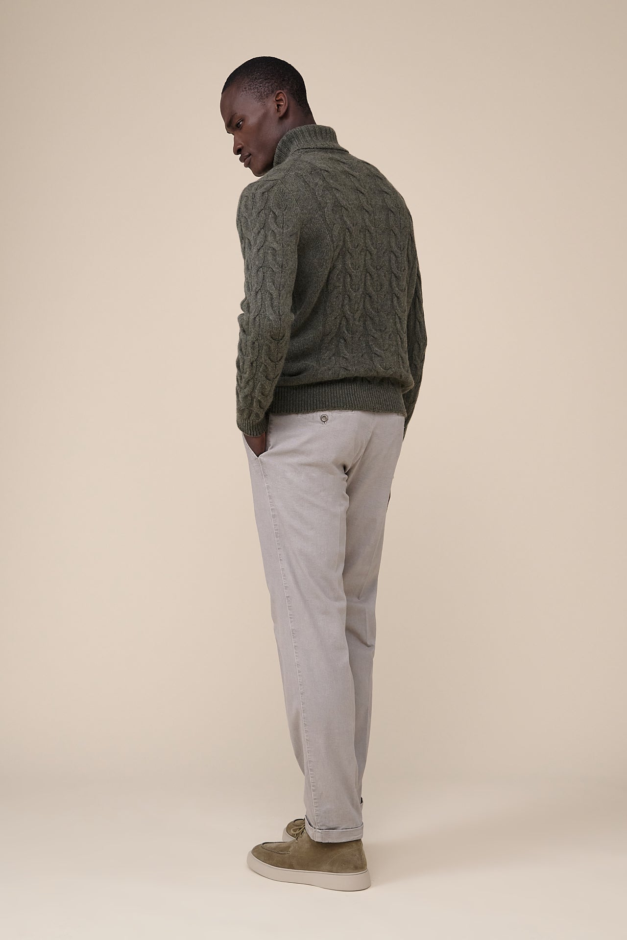 Olimpo Wool and Cashmere Blend Turtleneck