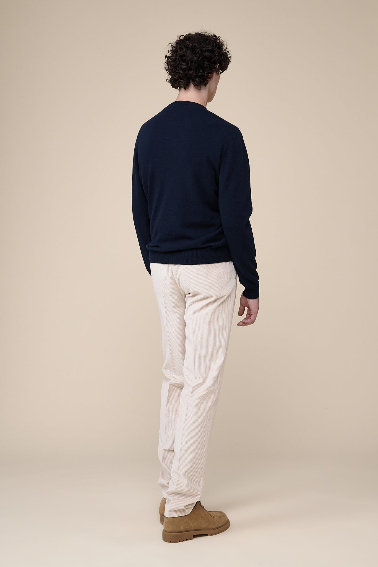 Argentina Cashmere Crewneck in iconic colors