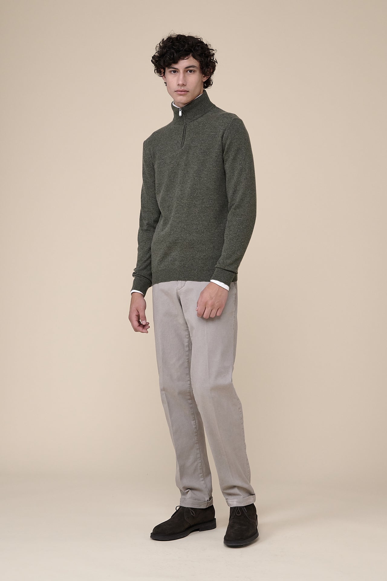 Favonio Half Zipped Cashmere Sweater