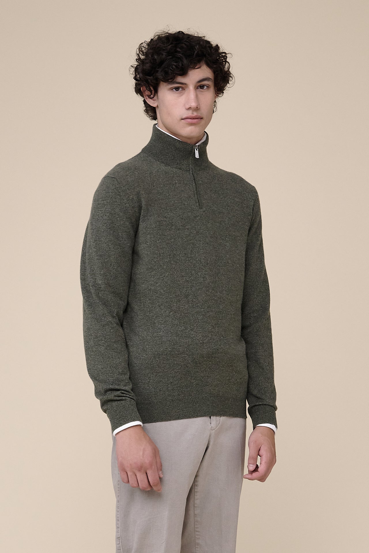 Favonio Half Zipped Cashmere Sweater