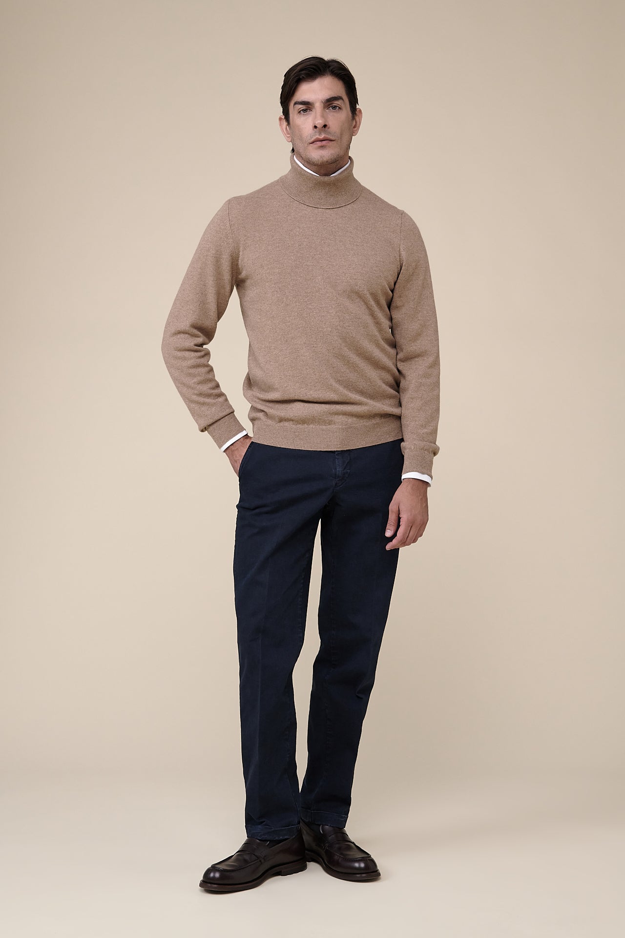 Derby Cashmere Turtleneck in iconic colors