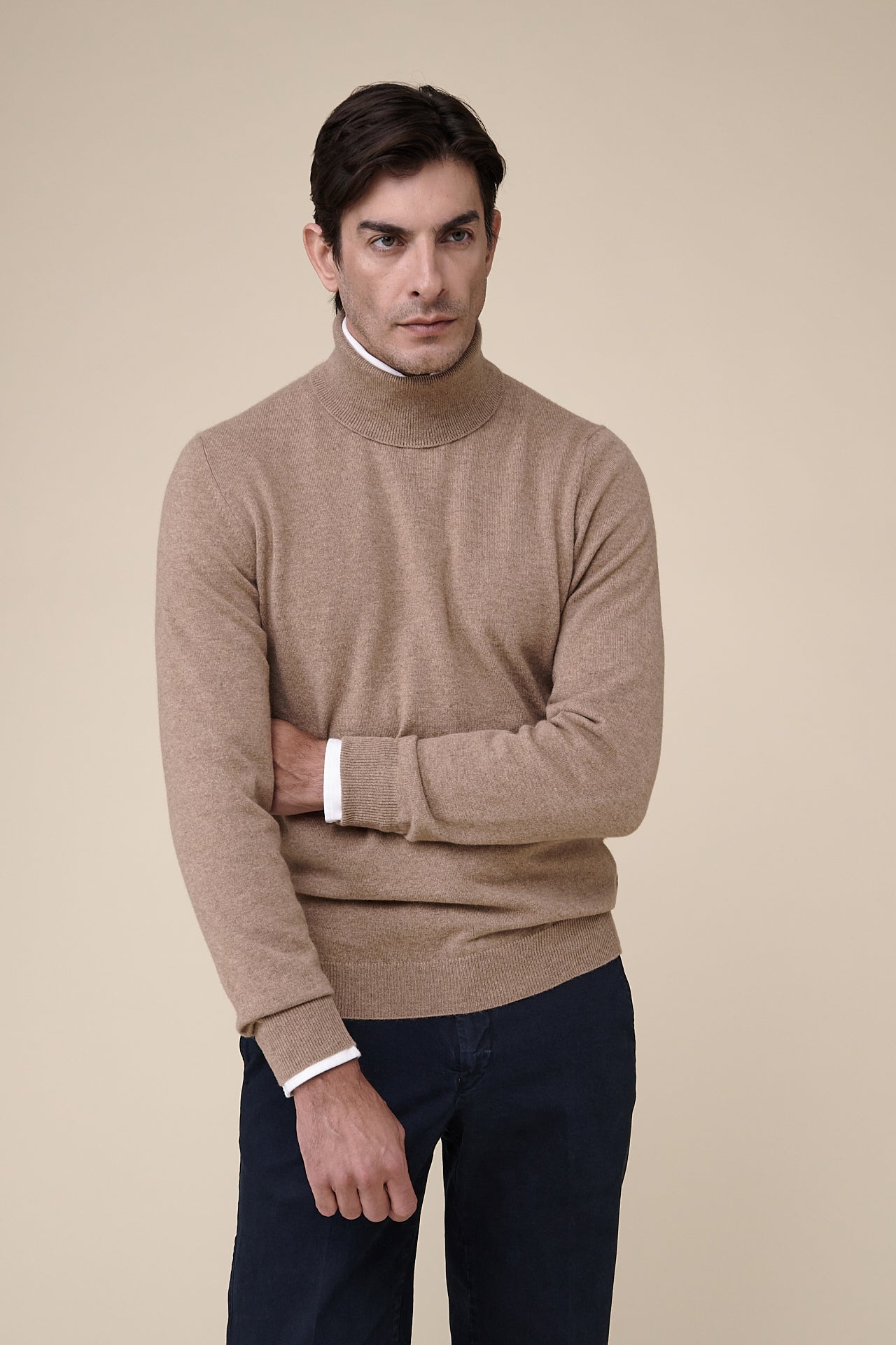 Derby Cashmere Turtleneck in iconic colors