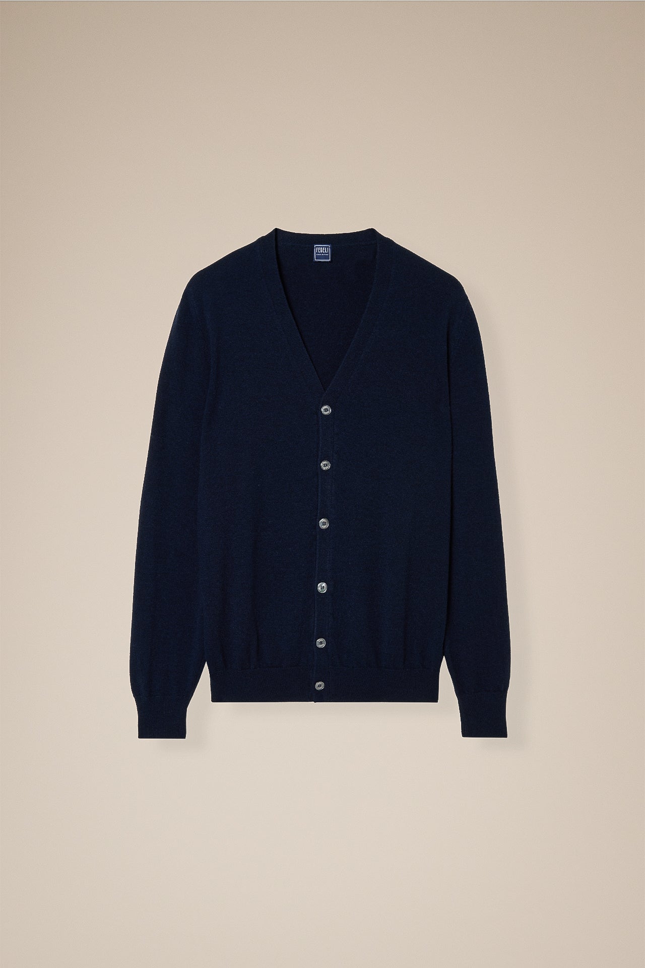 Navy blue cashmere cardigan sweater hotsell