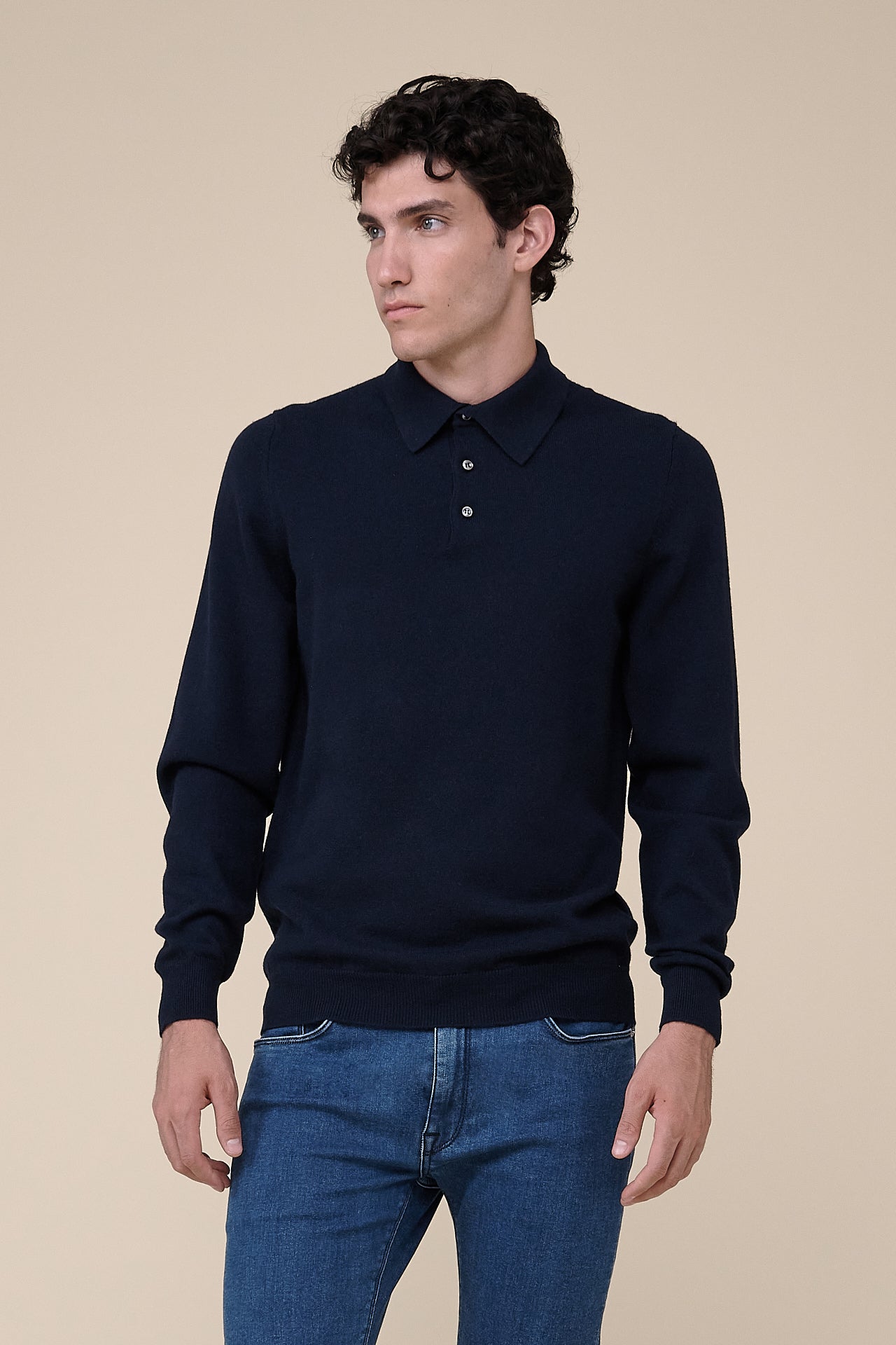 Sportman Cashmere Knit Polo in iconic colors