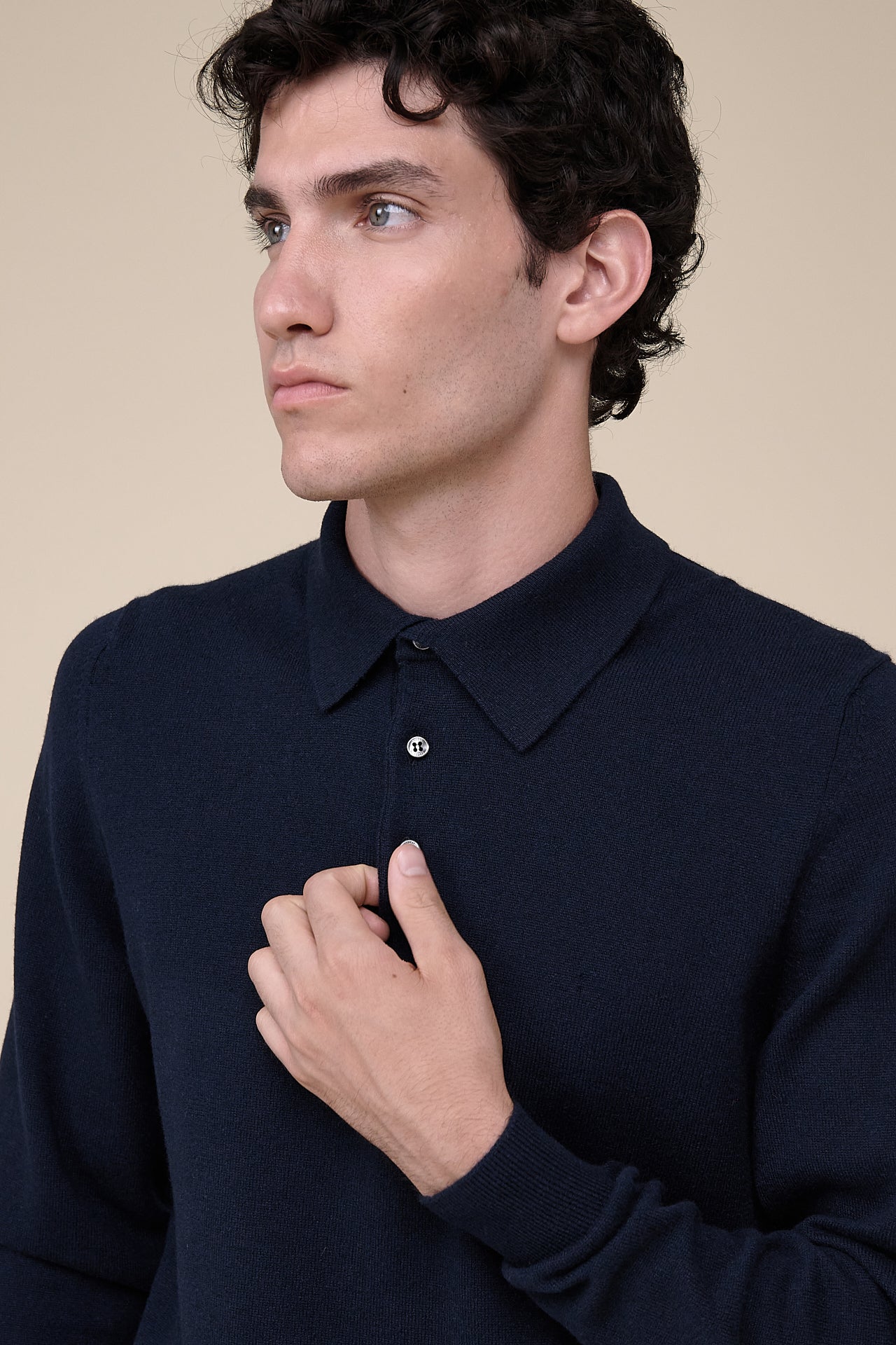 Sportman Cashmere Knit Polo in iconic colors