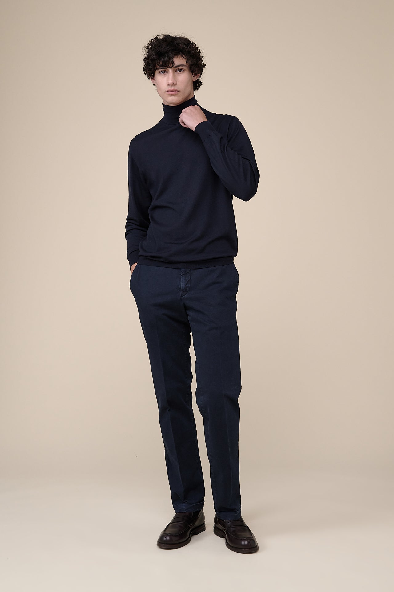 Derby Superfine Wool Turtleneck in iconic colors