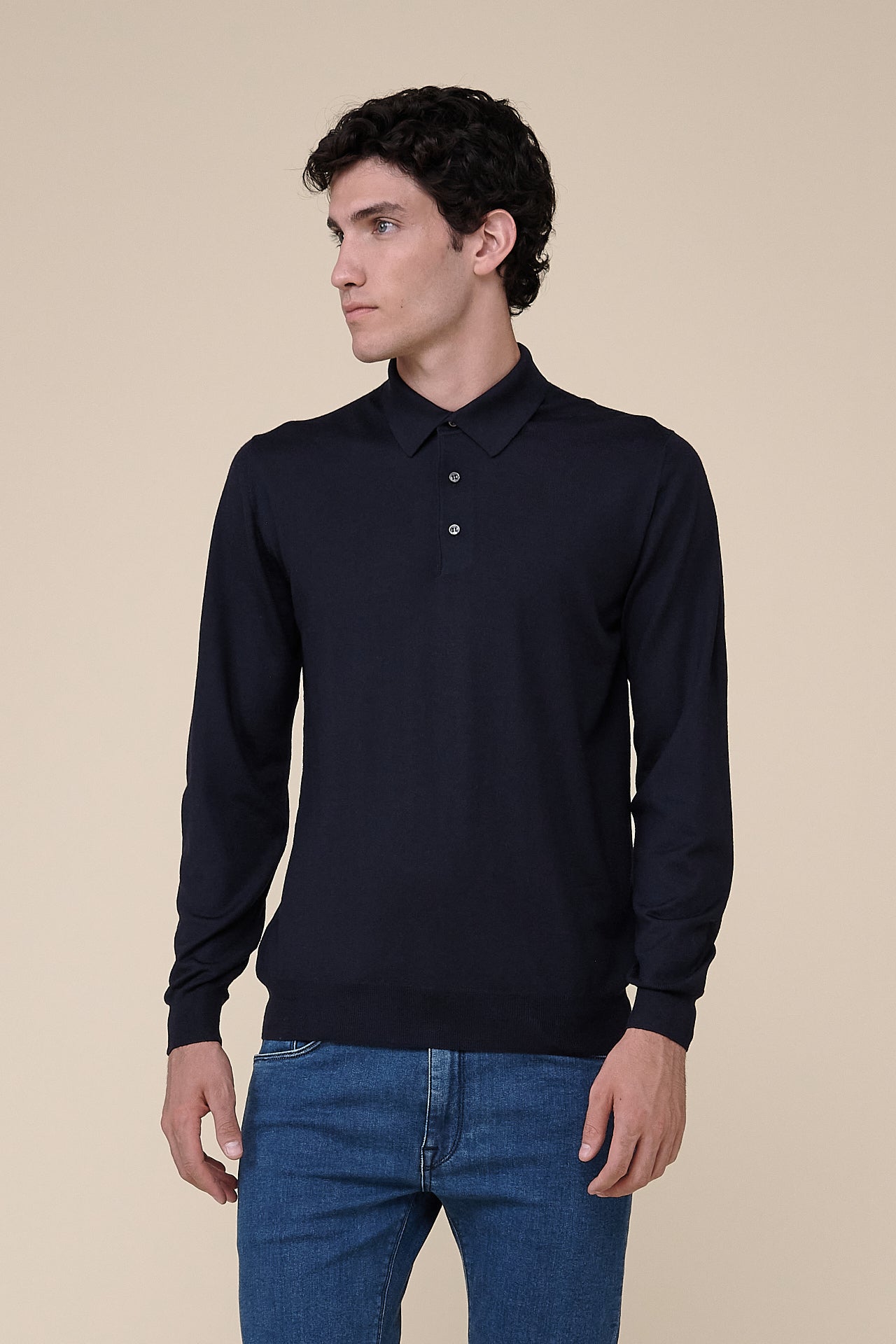 Sportman Wool 140 knitted polo in iconic colors