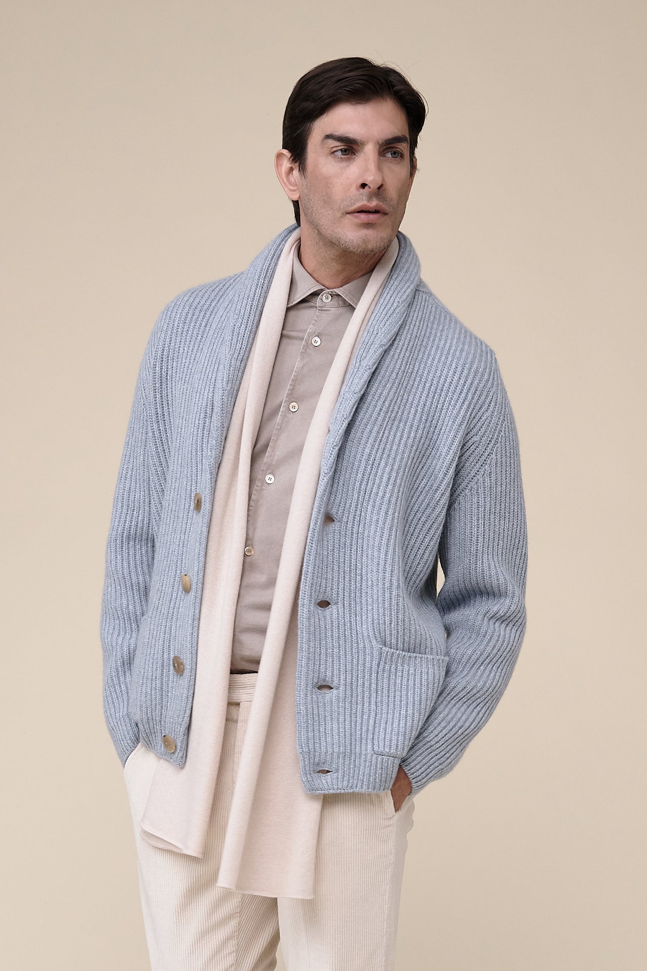 Terminillo Fully Buttoned Cashmere Cardigan