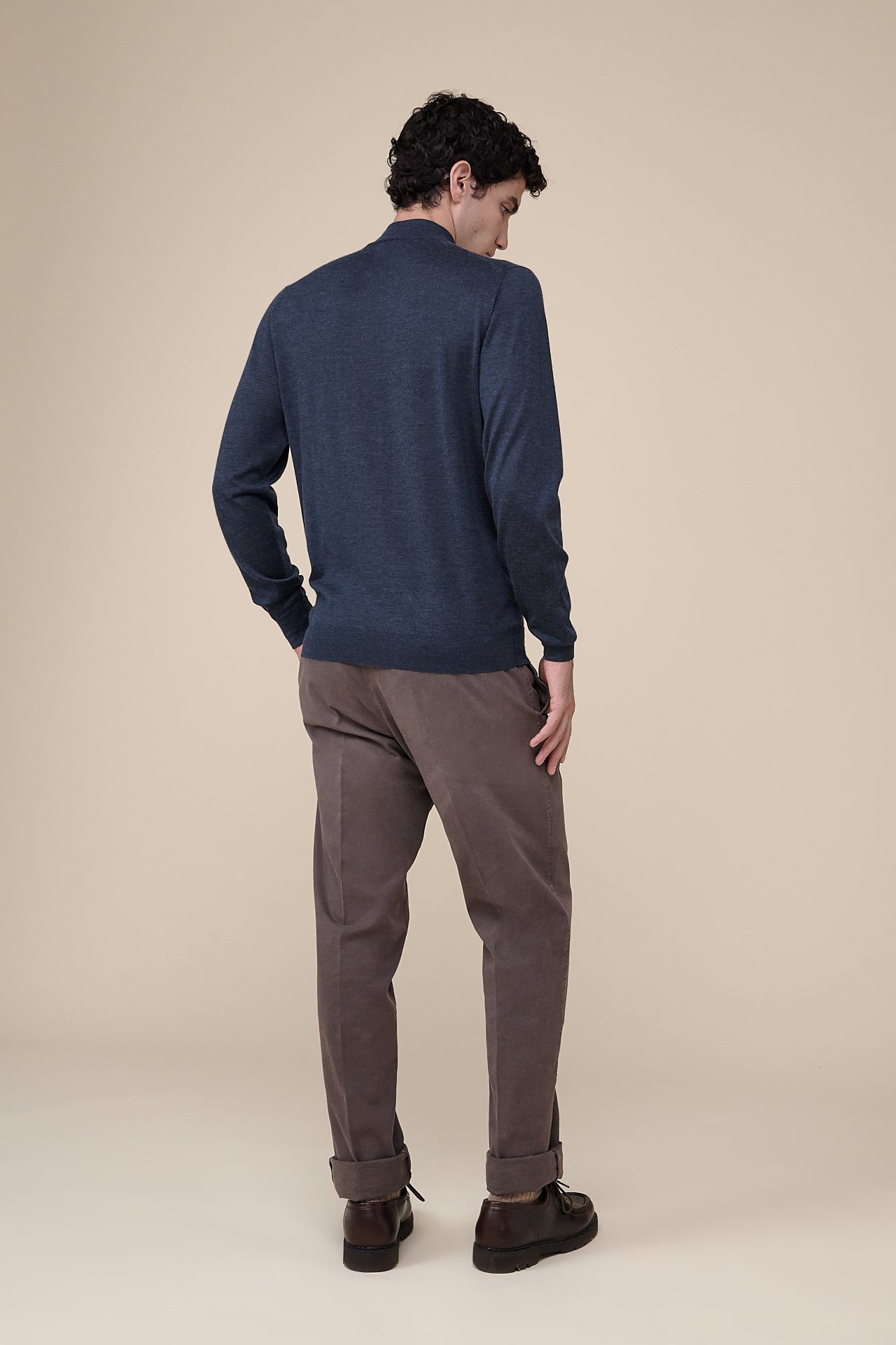 Derby Special Cashmere Silk Mock Neck