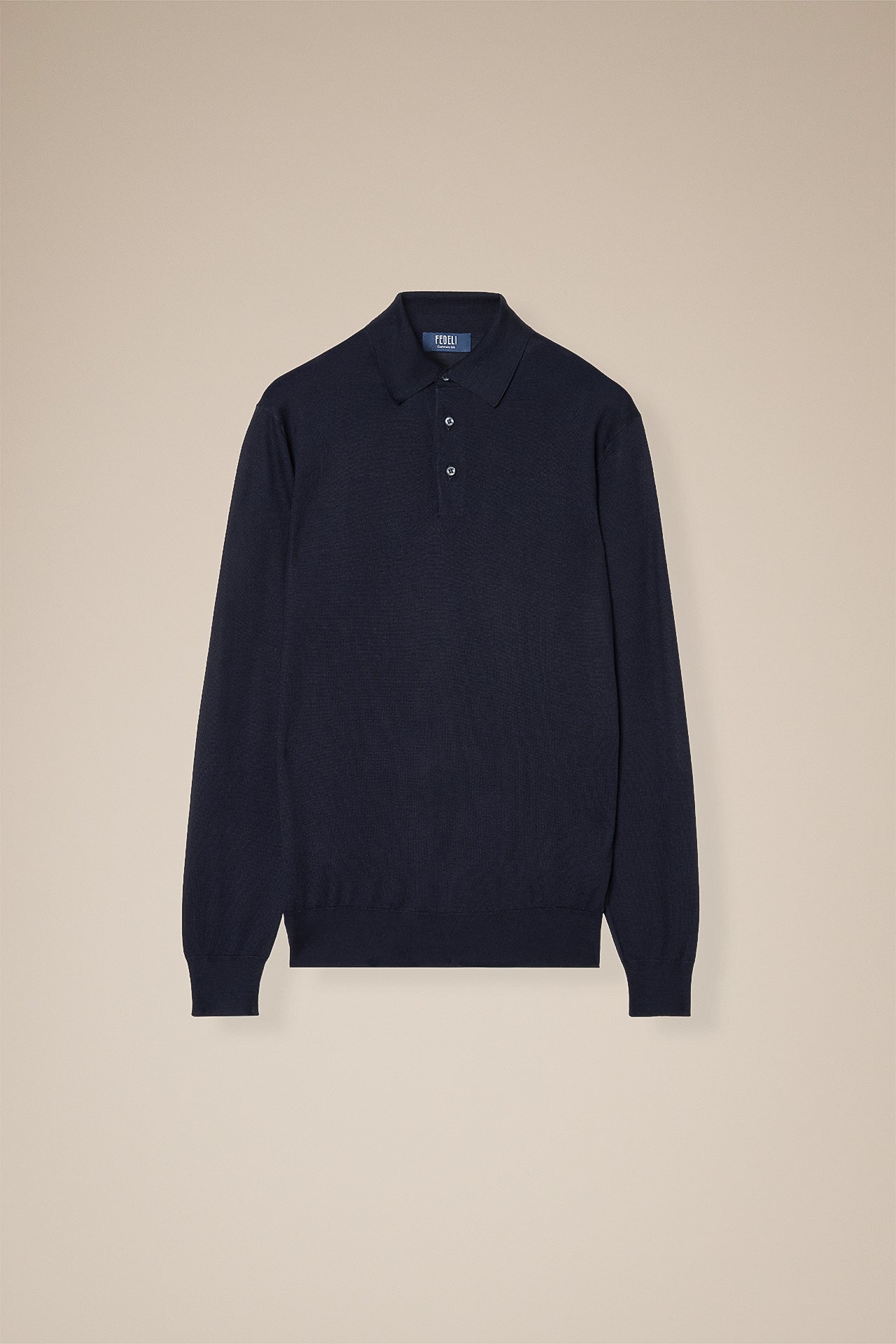 Sportman cashmere silk knitted polo in iconic colors