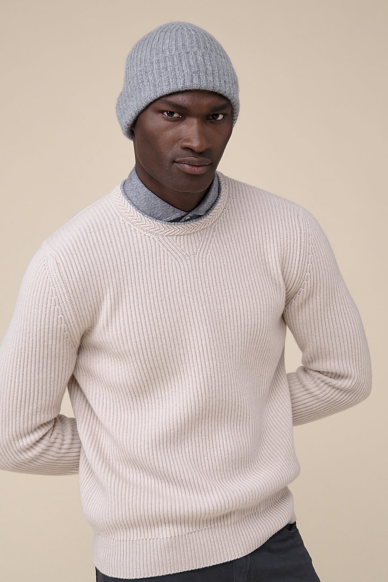 Alfredo Cashmere Knit Beanie