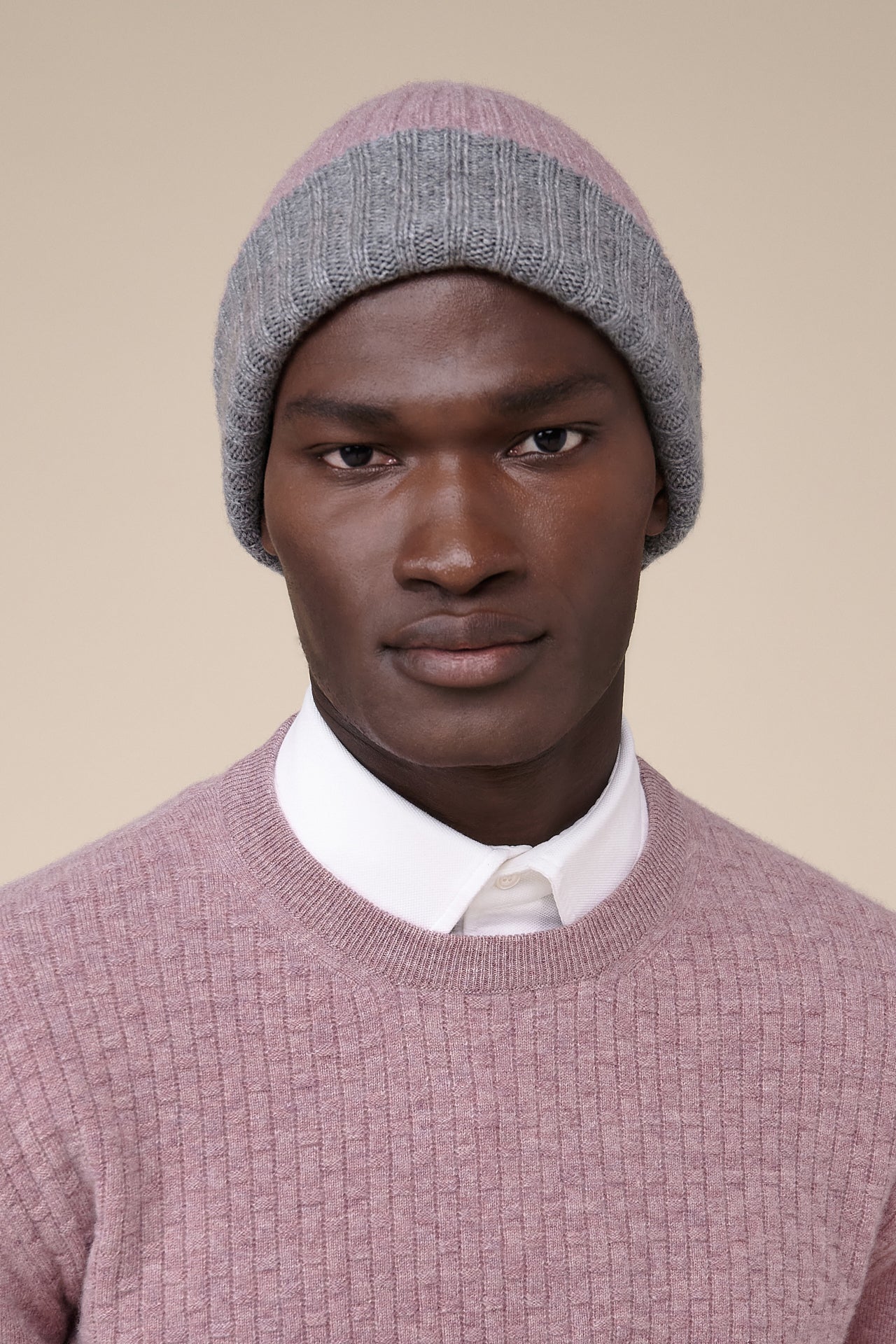 New Double Cashmere Knit Beanie