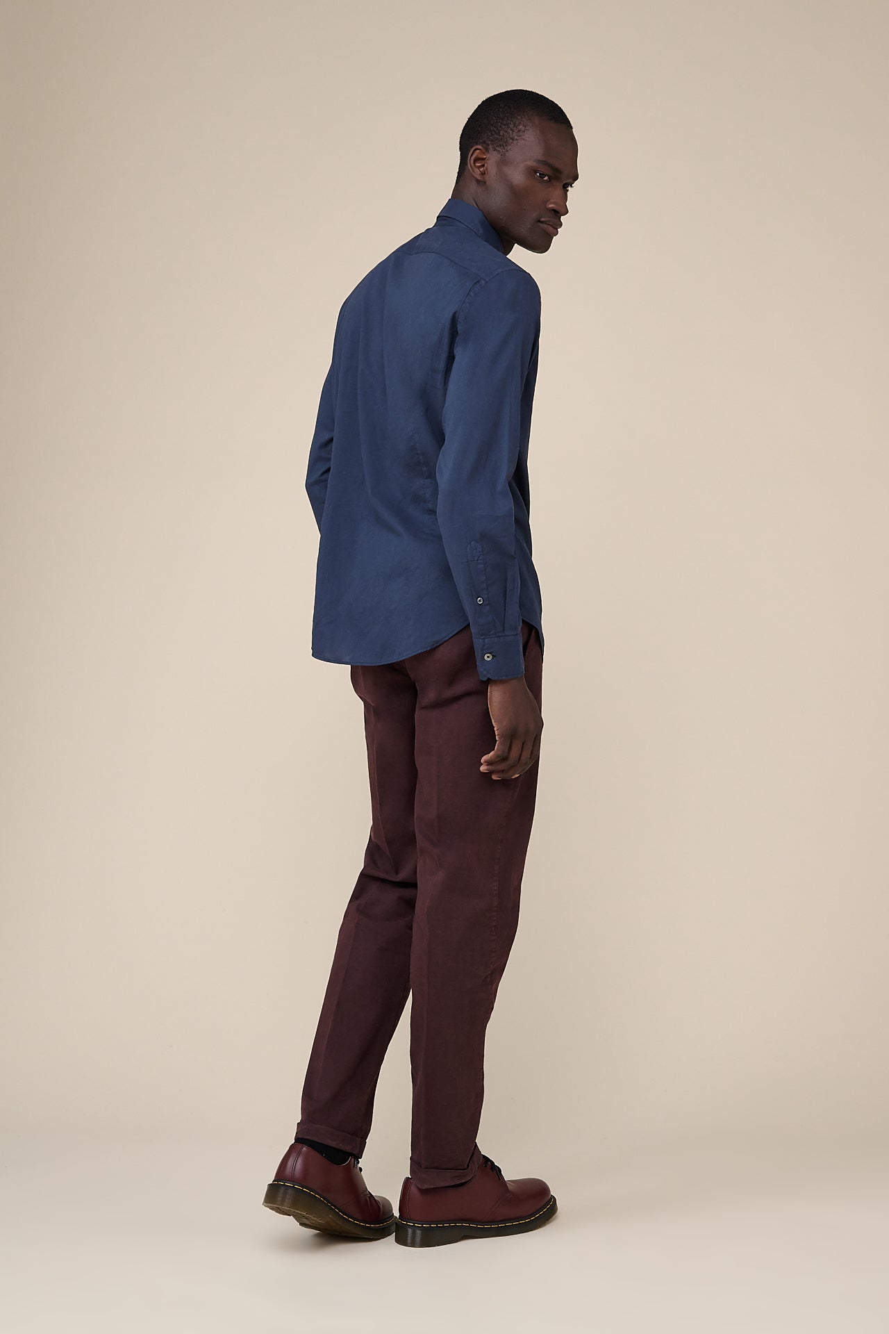 Sean Stretch Cotton Voile Shirt in iconic colors