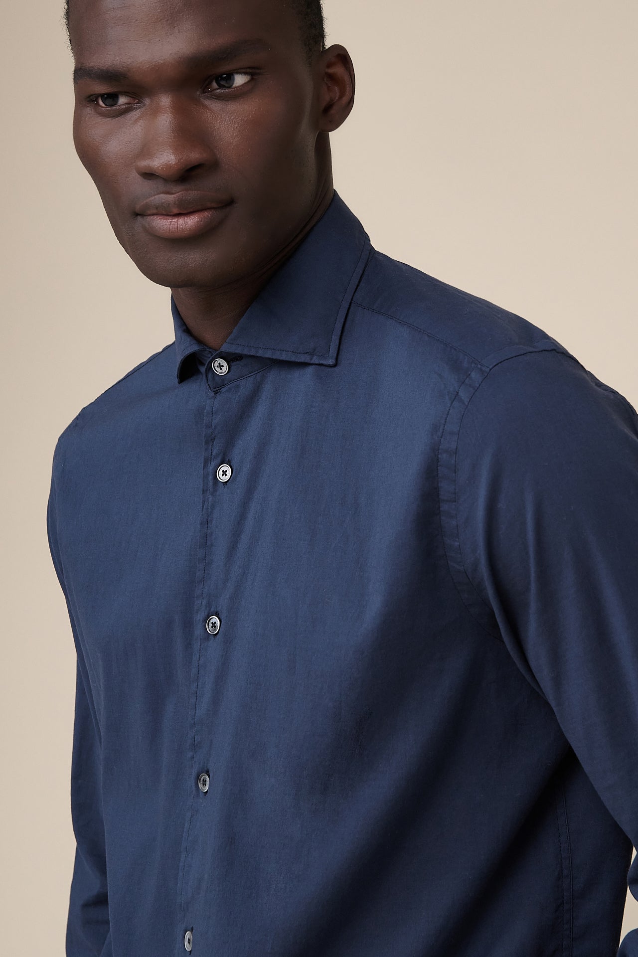 Sean Stretch Cotton Voile Shirt in iconic colors