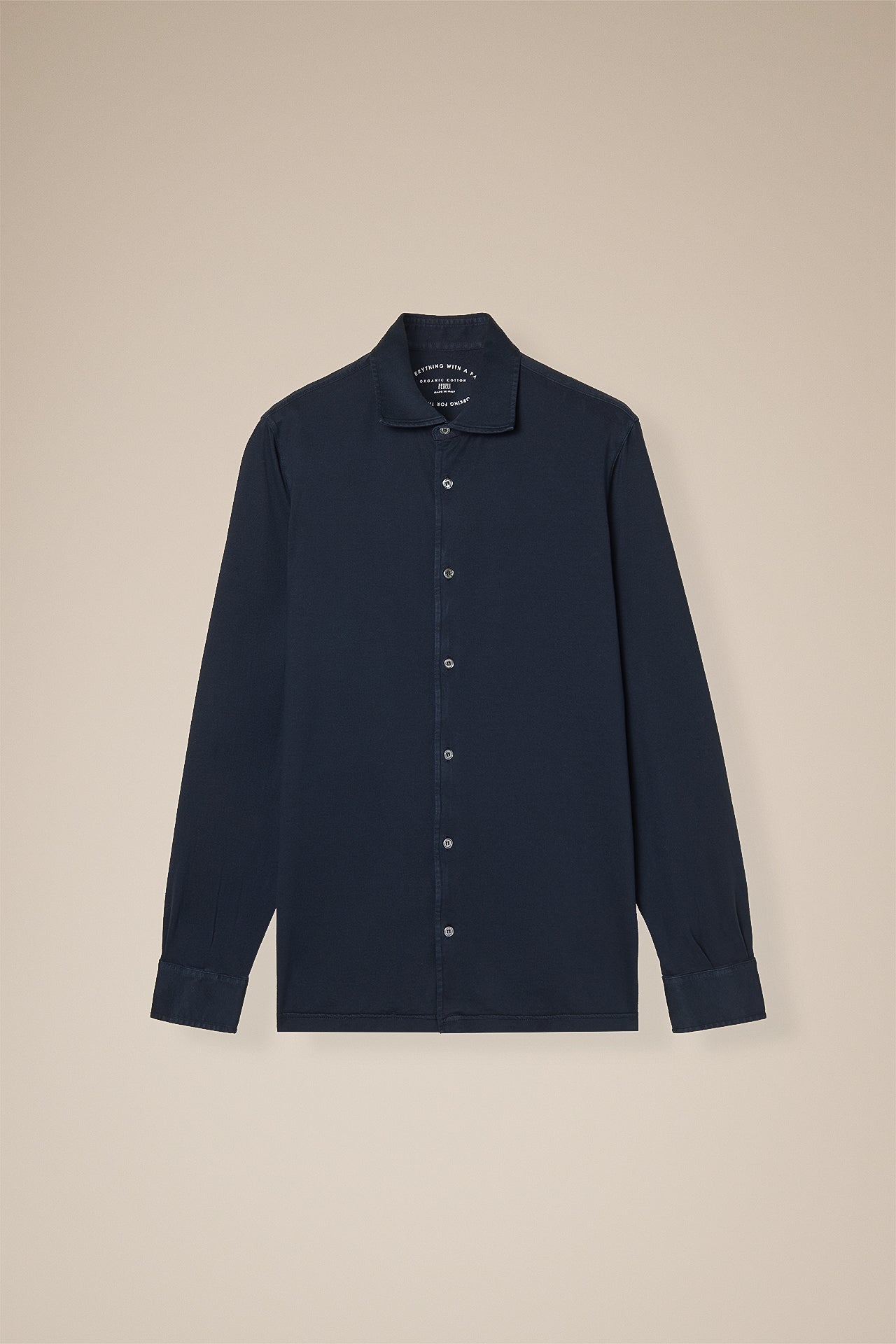 Iconic Jason Button-up Cotton Jersey