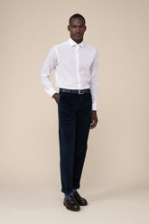 Boston Cotton and Cashmere Blend Velvet Trousers