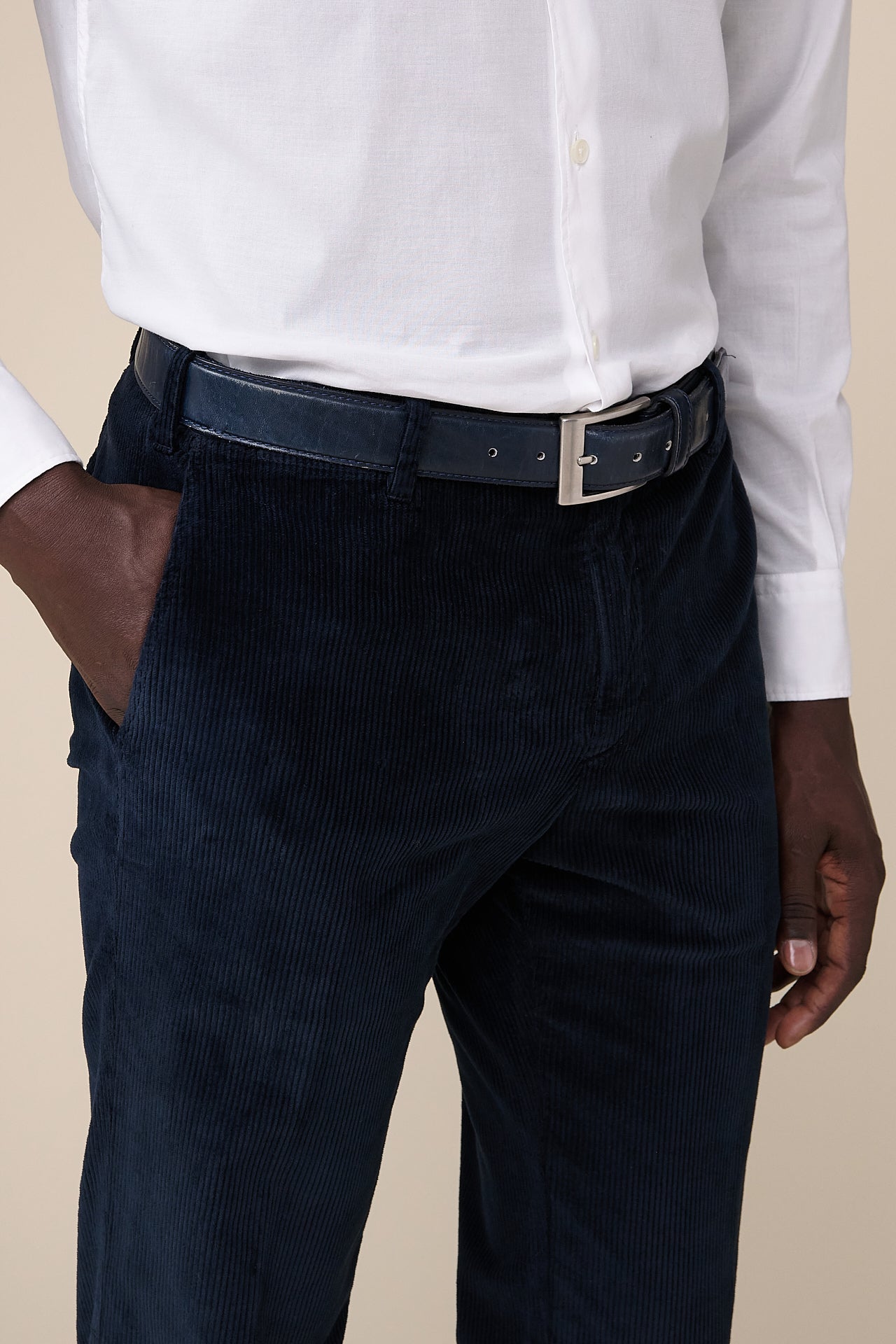 Boston Cotton and Cashmere Blend Velvet Trousers