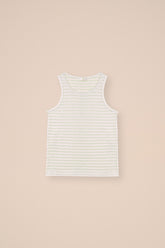 Spargi Linen Cotton Sleveless Striped Top